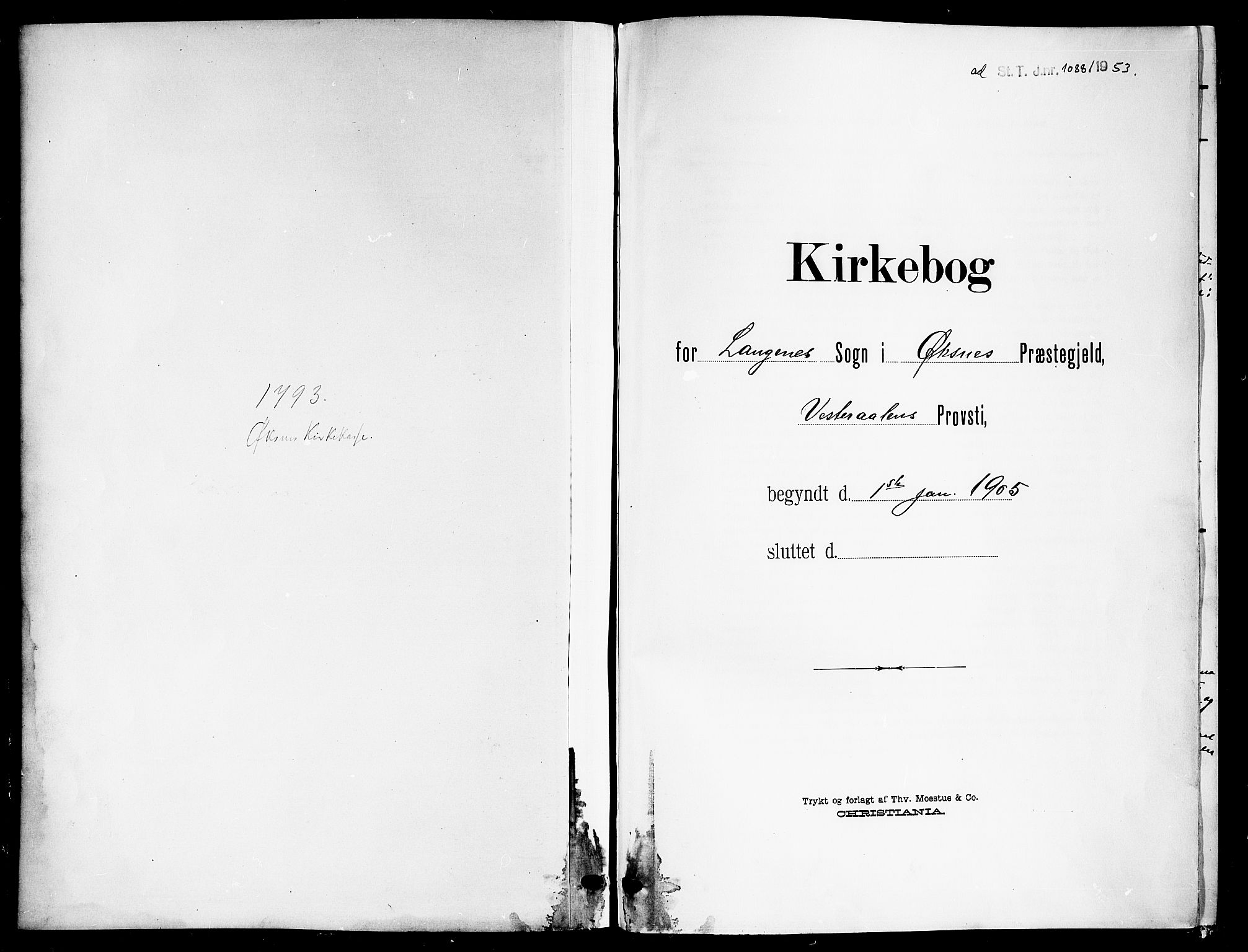 Ministerialprotokoller, klokkerbøker og fødselsregistre - Nordland, SAT/A-1459/894/L1361: Parish register (copy) no. 894C04, 1905-1922