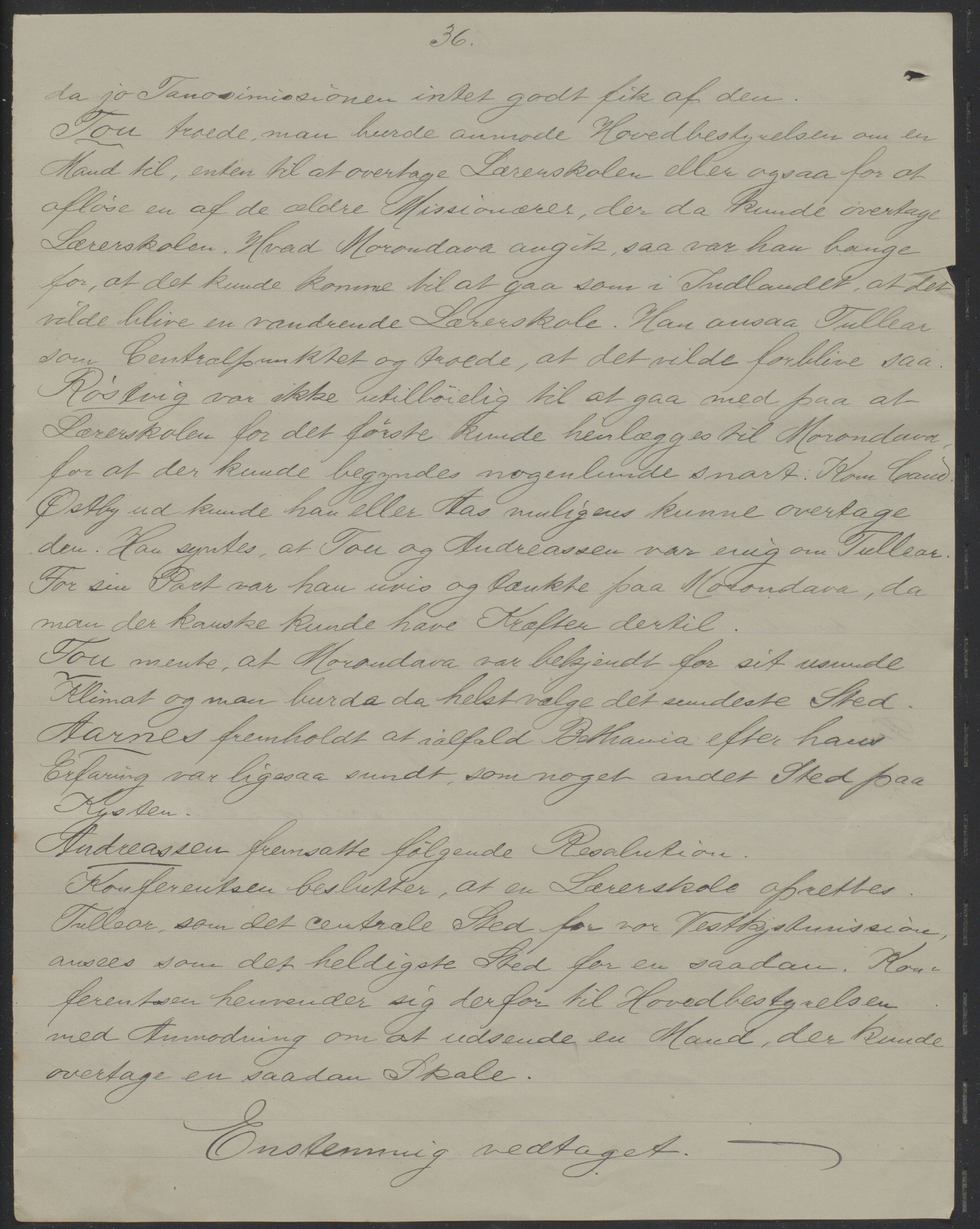 Det Norske Misjonsselskap - hovedadministrasjonen, VID/MA-A-1045/D/Da/Daa/L0039/0003: Konferansereferat og årsberetninger / Konferansereferat fra Vest-Madagaskar., 1892, p. 36