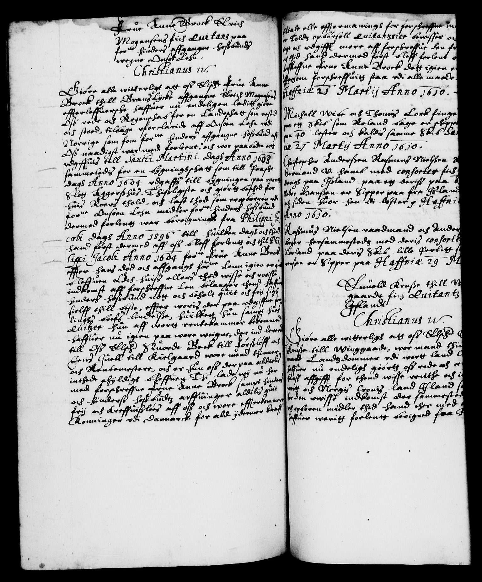 Danske Kanselli 1572-1799, AV/RA-EA-3023/F/Fc/Fca/Fcaa/L0003: Norske registre (mikrofilm), 1596-1616, p. 361b