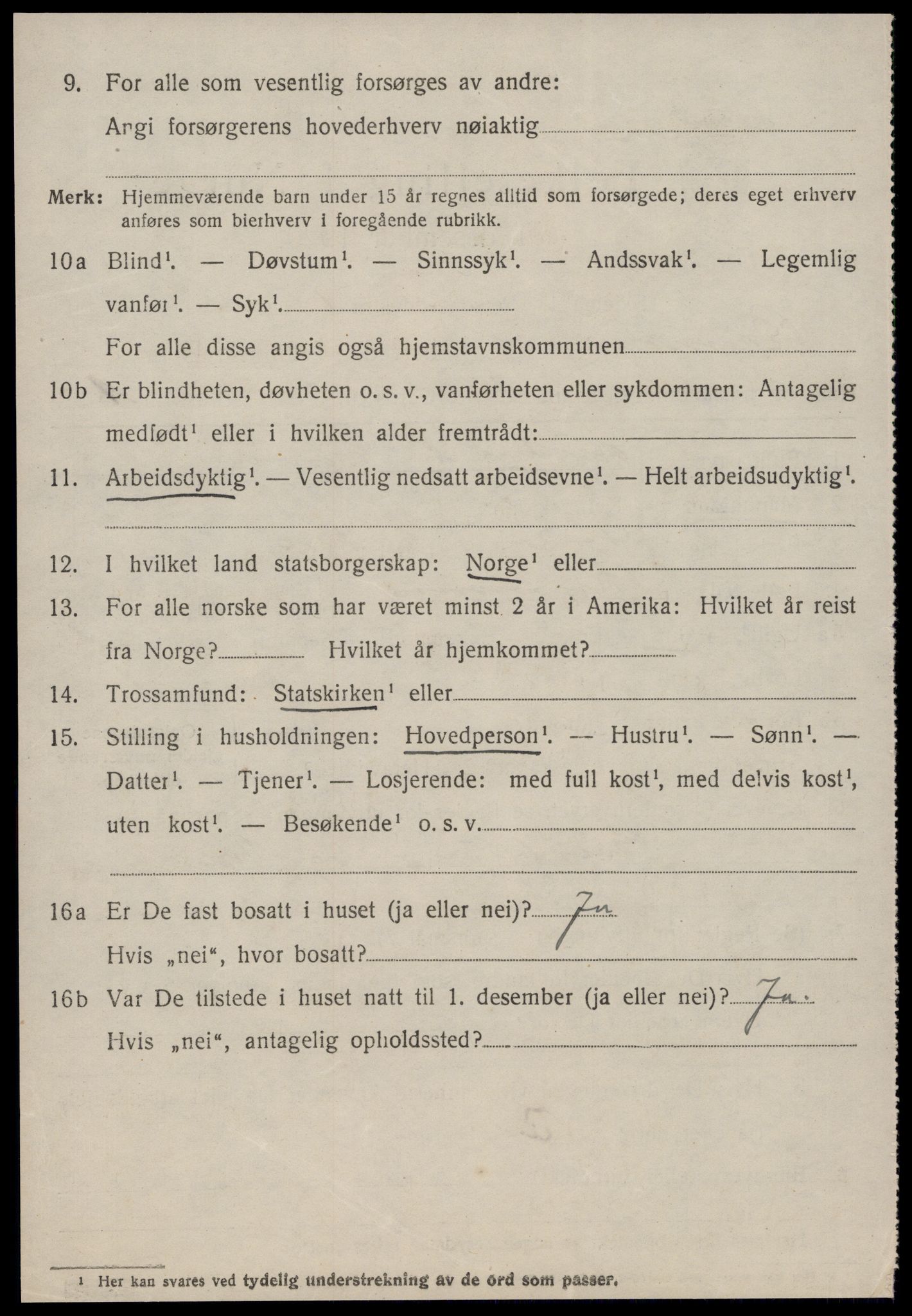 SAT, 1920 census for Bremsnes, 1920, p. 5146