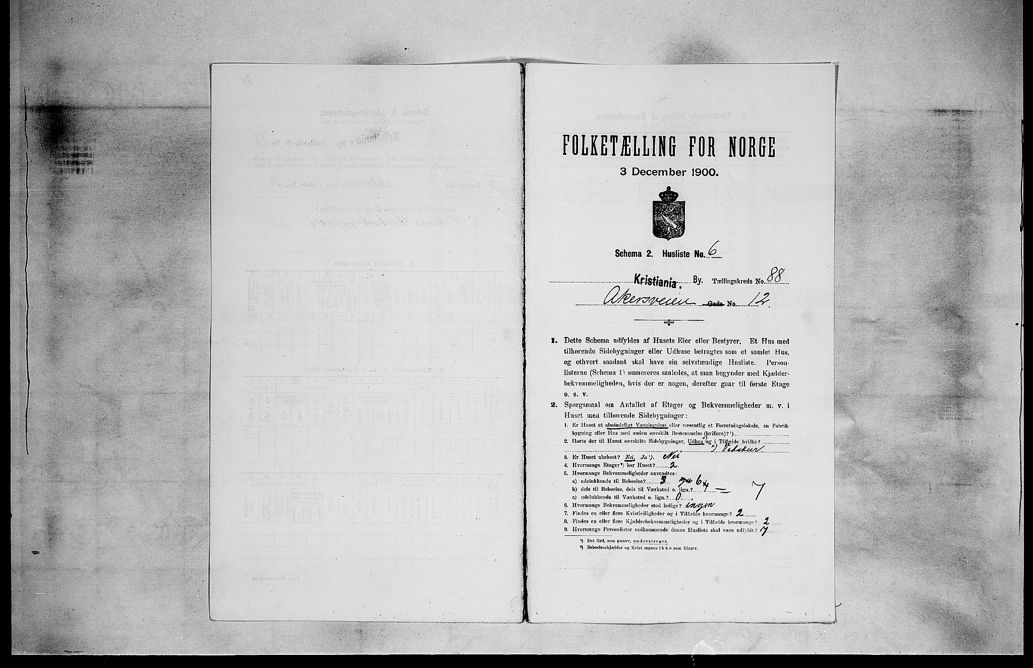 SAO, 1900 census for Kristiania, 1900, p. 1625