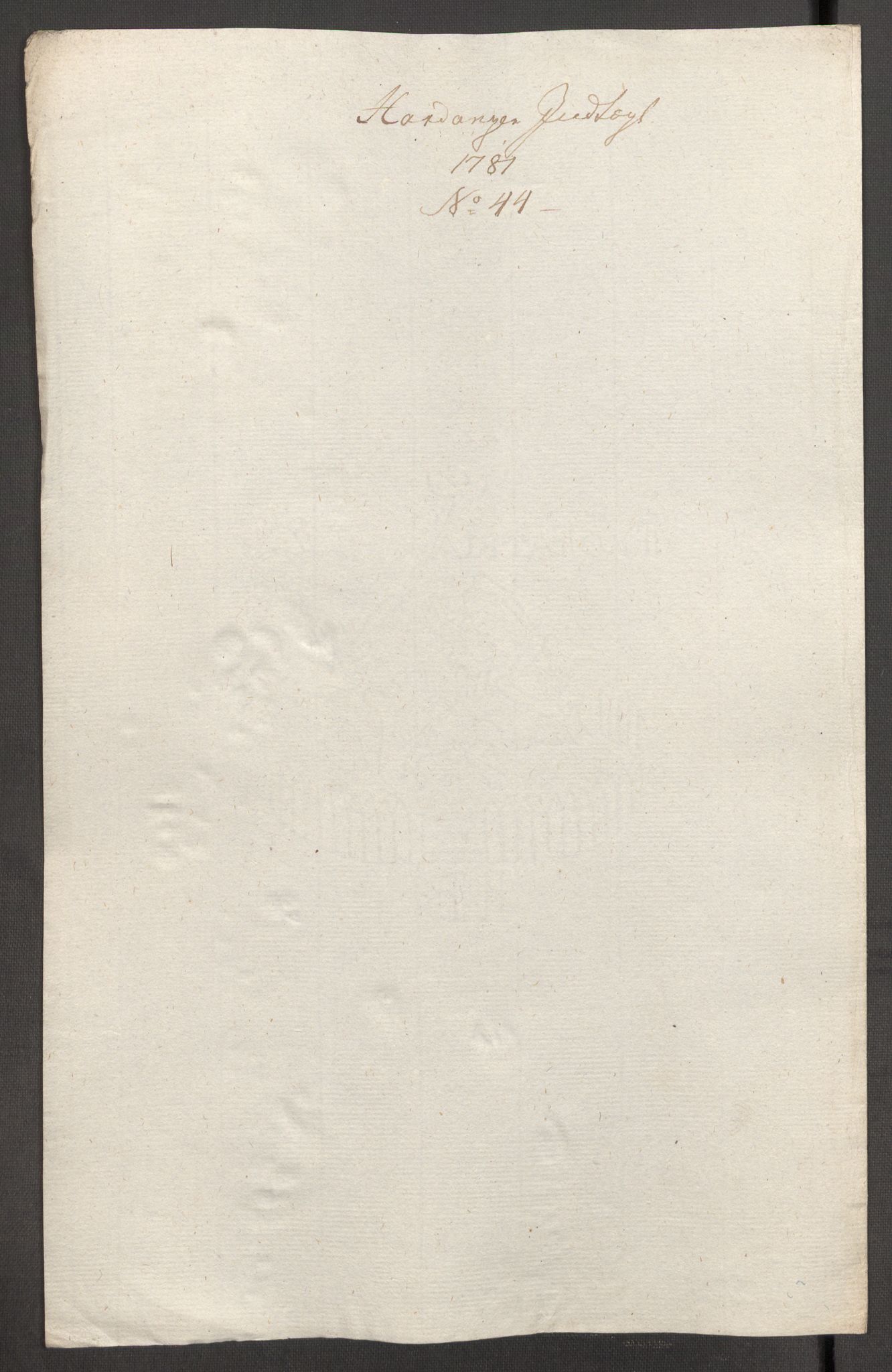 Rentekammeret inntil 1814, Reviderte regnskaper, Fogderegnskap, RA/EA-4092/R48/L3097: Fogderegnskap Sunnhordland og Hardanger, 1781, p. 302