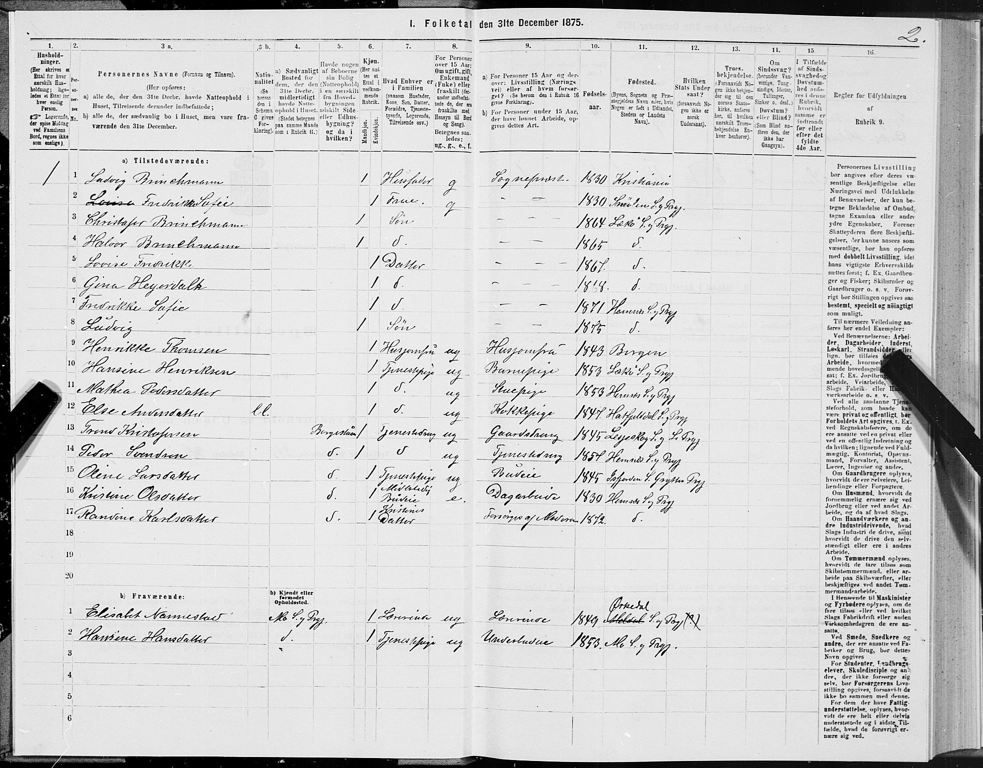 SAT, 1875 census for 1832P Hemnes, 1875, p. 2002