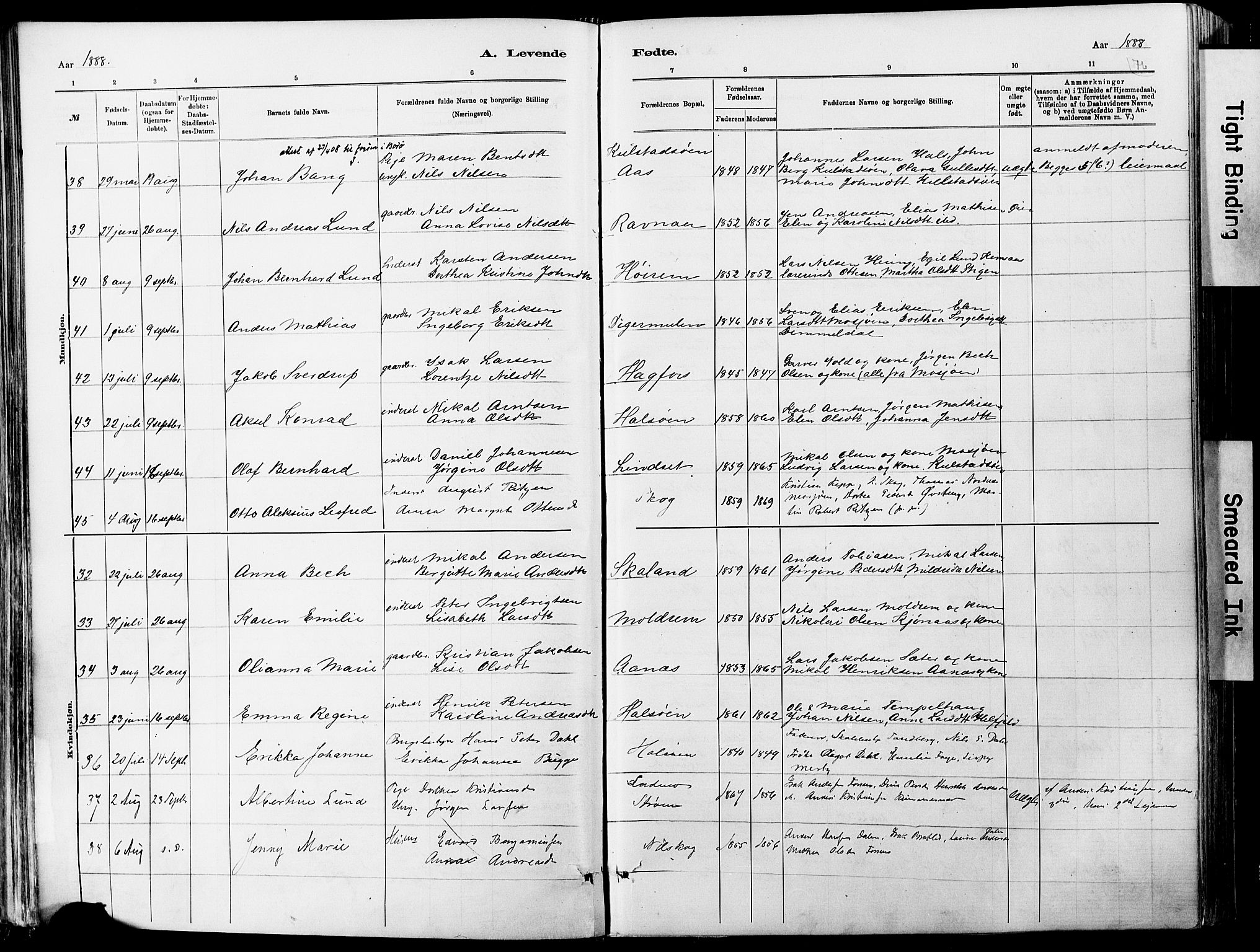 Ministerialprotokoller, klokkerbøker og fødselsregistre - Nordland, AV/SAT-A-1459/820/L0295: Parish register (official) no. 820A16, 1880-1896, p. 76