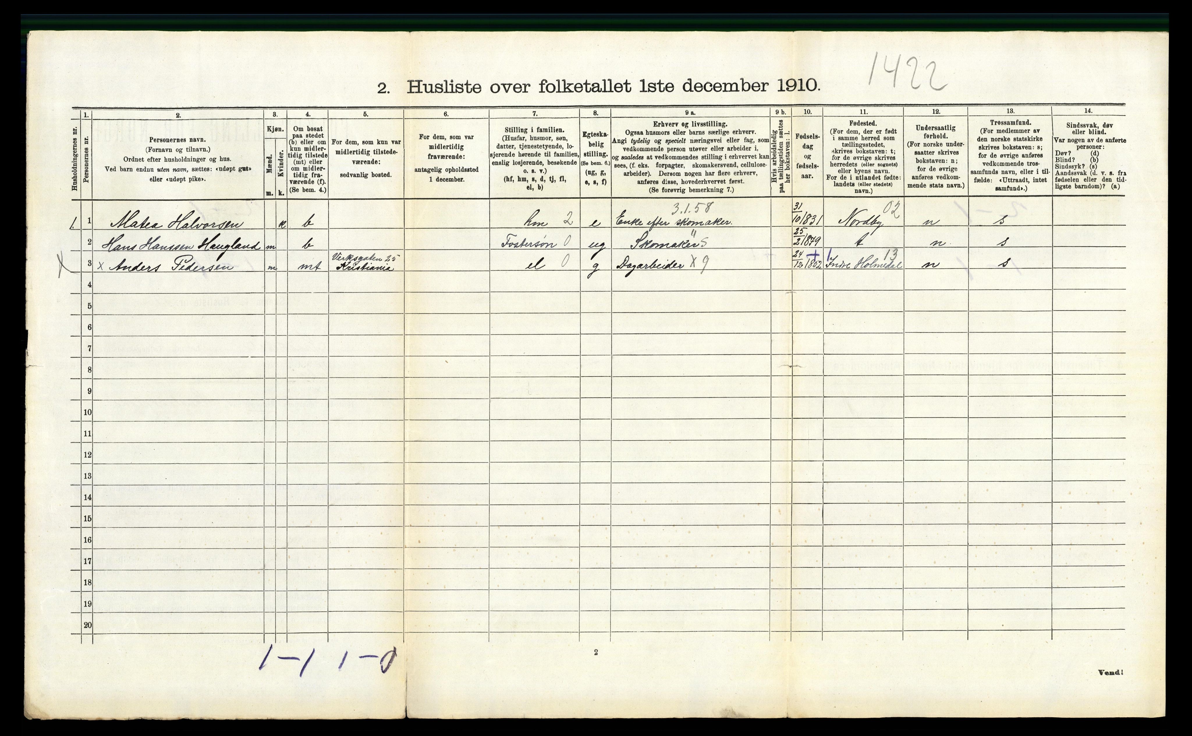 RA, 1910 census for Kråkstad, 1910, p. 972