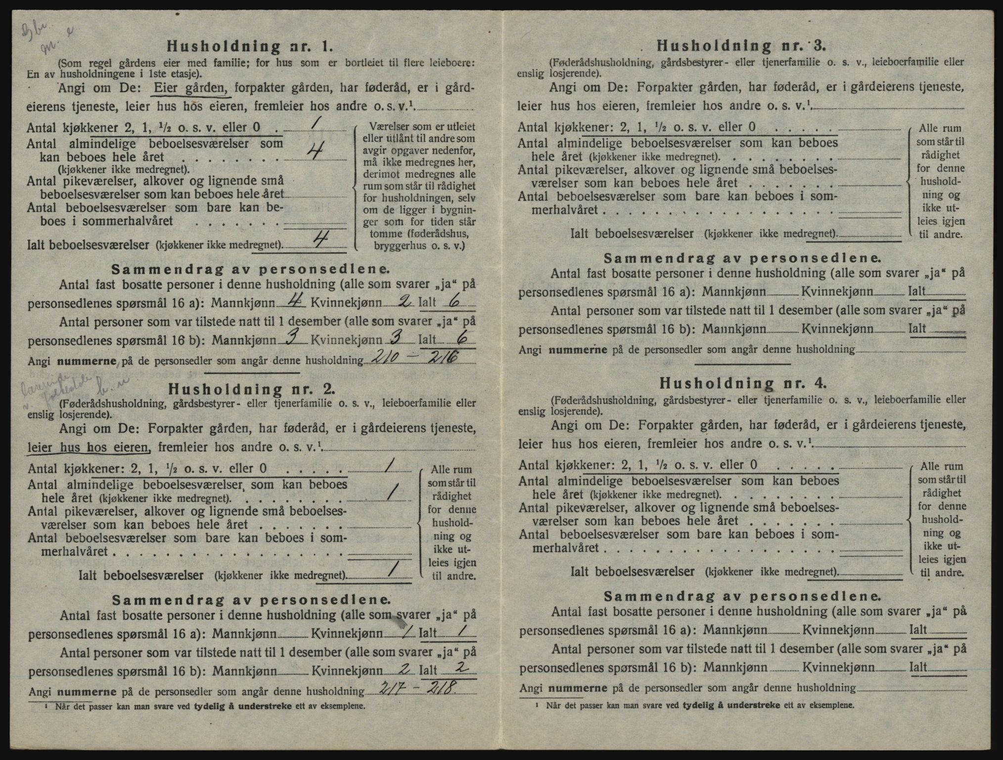 SAO, 1920 census for Idd, 1920, p. 1323