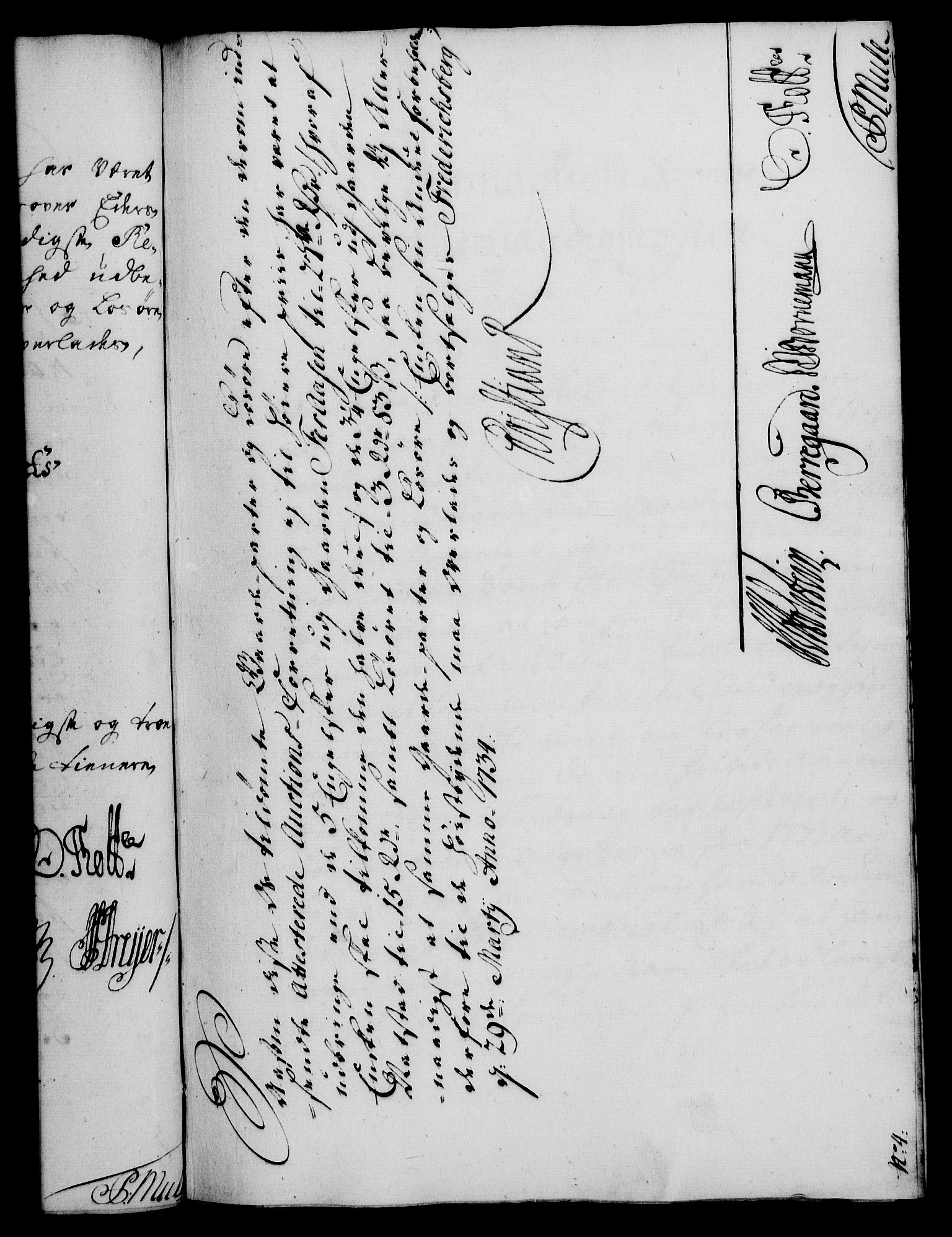 Rentekammeret, Kammerkanselliet, RA/EA-3111/G/Gf/Gfa/L0017: Norsk relasjons- og resolusjonsprotokoll (merket RK 52.17), 1734, p. 190