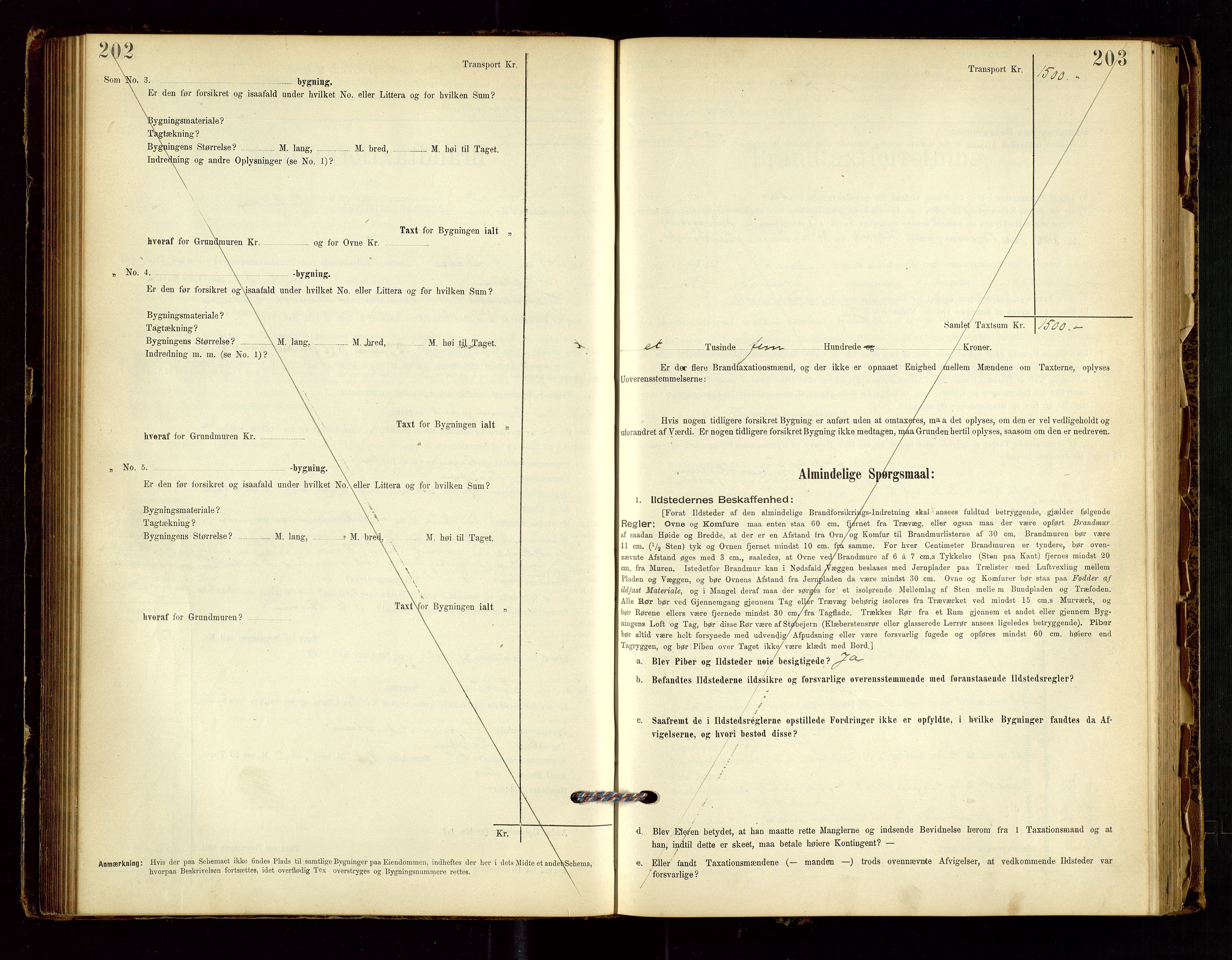 Hjelmeland lensmannskontor, AV/SAST-A-100439/Gob/L0001: "Brandtaxationsprotokol", 1895-1932, p. 202-203