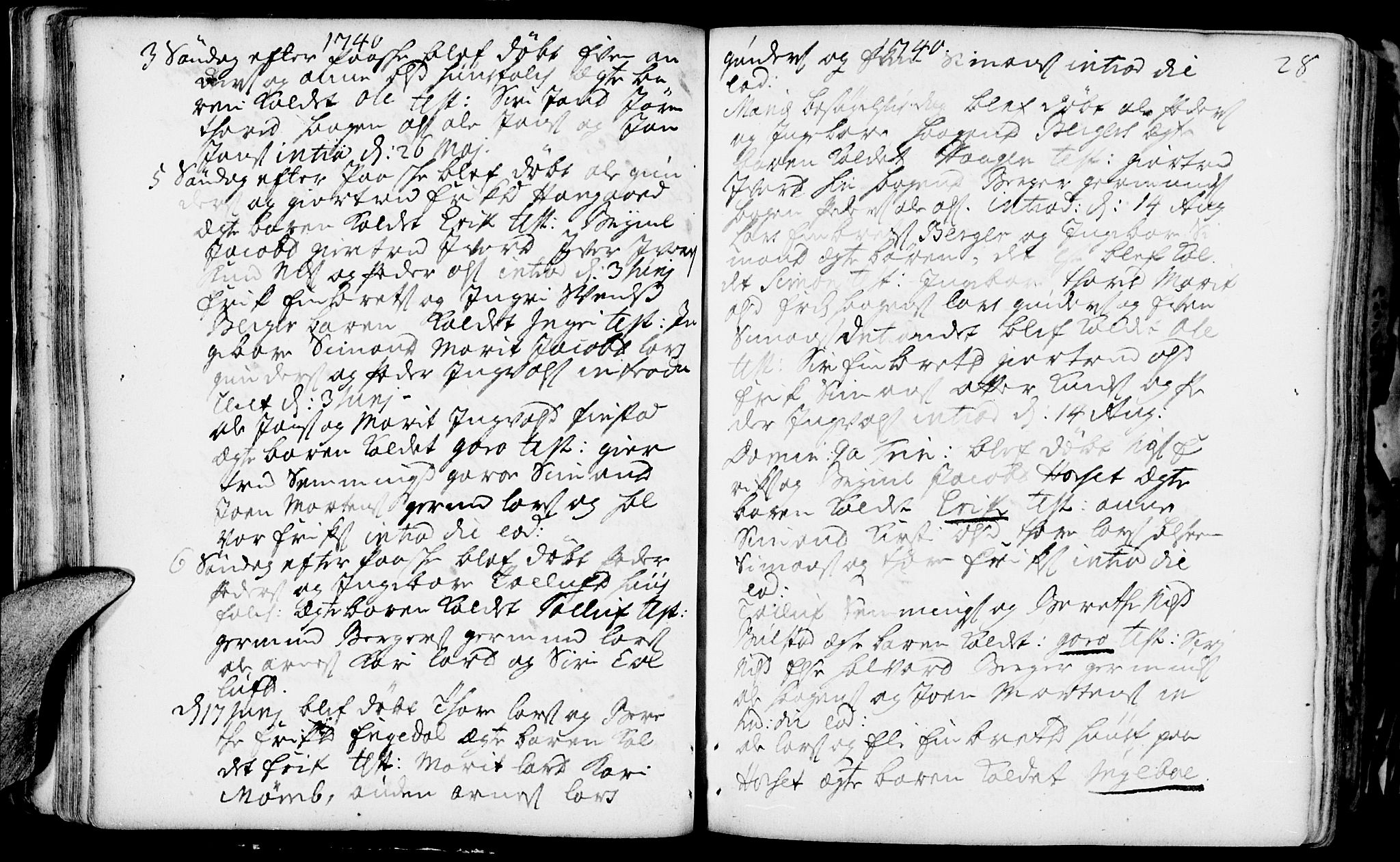 Rendalen prestekontor, AV/SAH-PREST-054/H/Ha/Haa/L0001: Parish register (official) no. 1, 1733-1787, p. 28