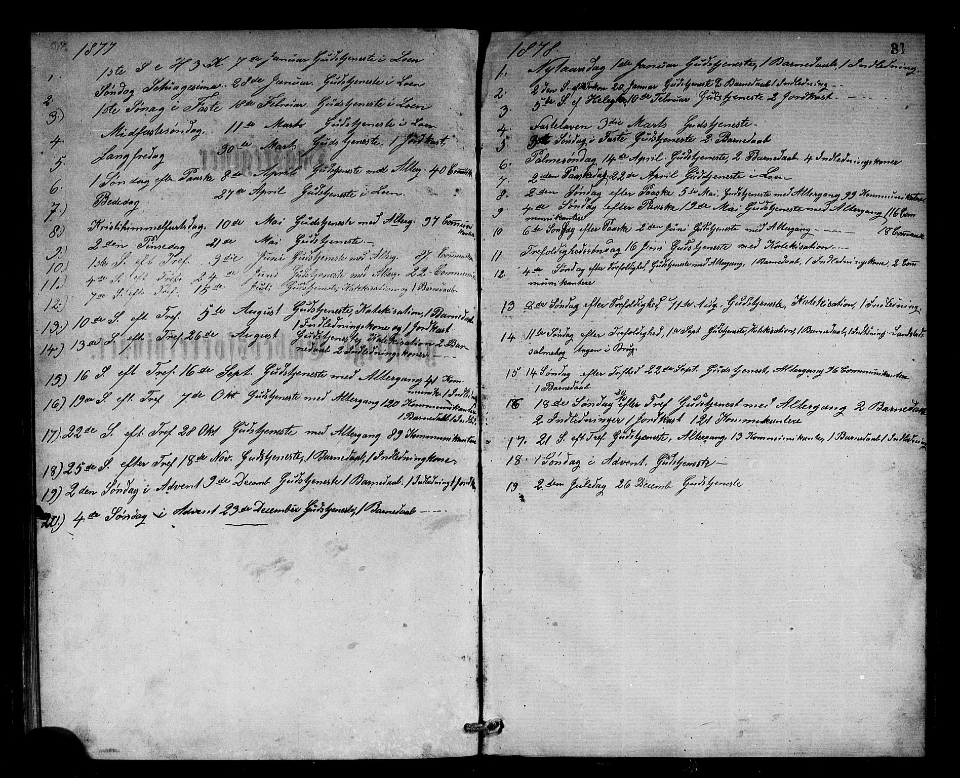 Stryn Sokneprestembete, SAB/A-82501: Parish register (copy) no. B 2, 1877-1881, p. 31