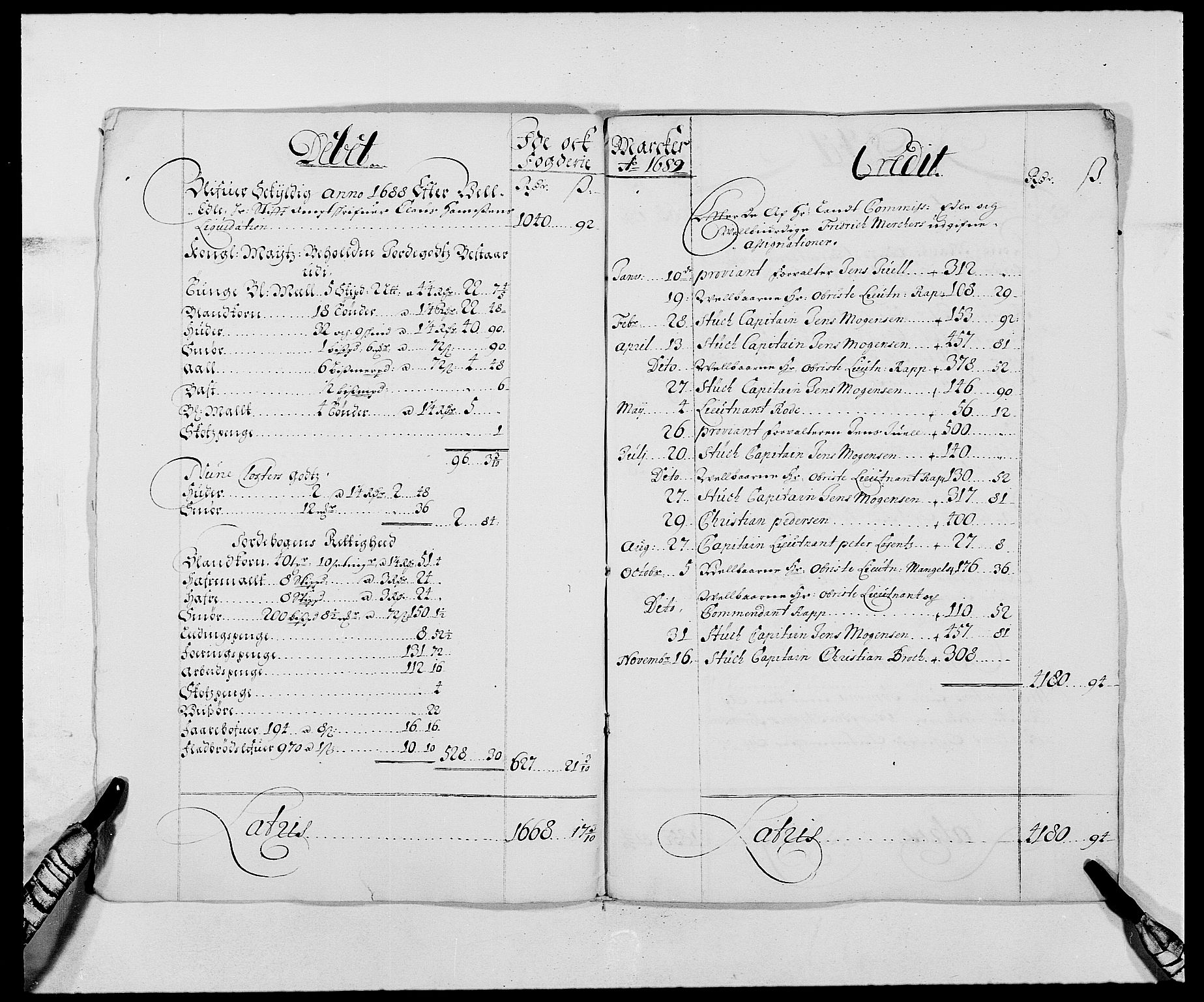 Rentekammeret inntil 1814, Reviderte regnskaper, Fogderegnskap, RA/EA-4092/R01/L0008: Fogderegnskap Idd og Marker, 1689, p. 3