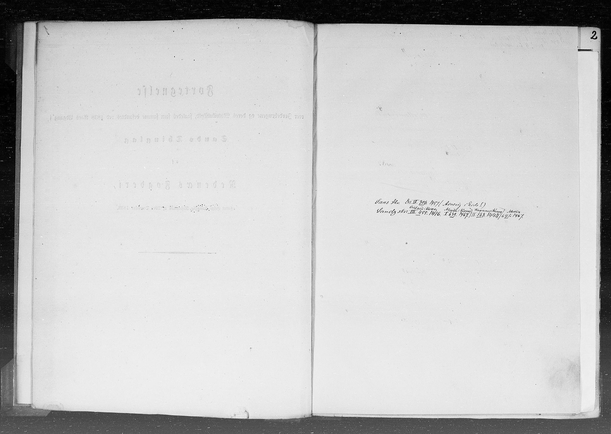 Rygh, AV/RA-PA-0034/F/Fb/L0008: Matrikkelen for 1838 - Nedenes amt (Aust-Agder fylke), 1838, p. 1b