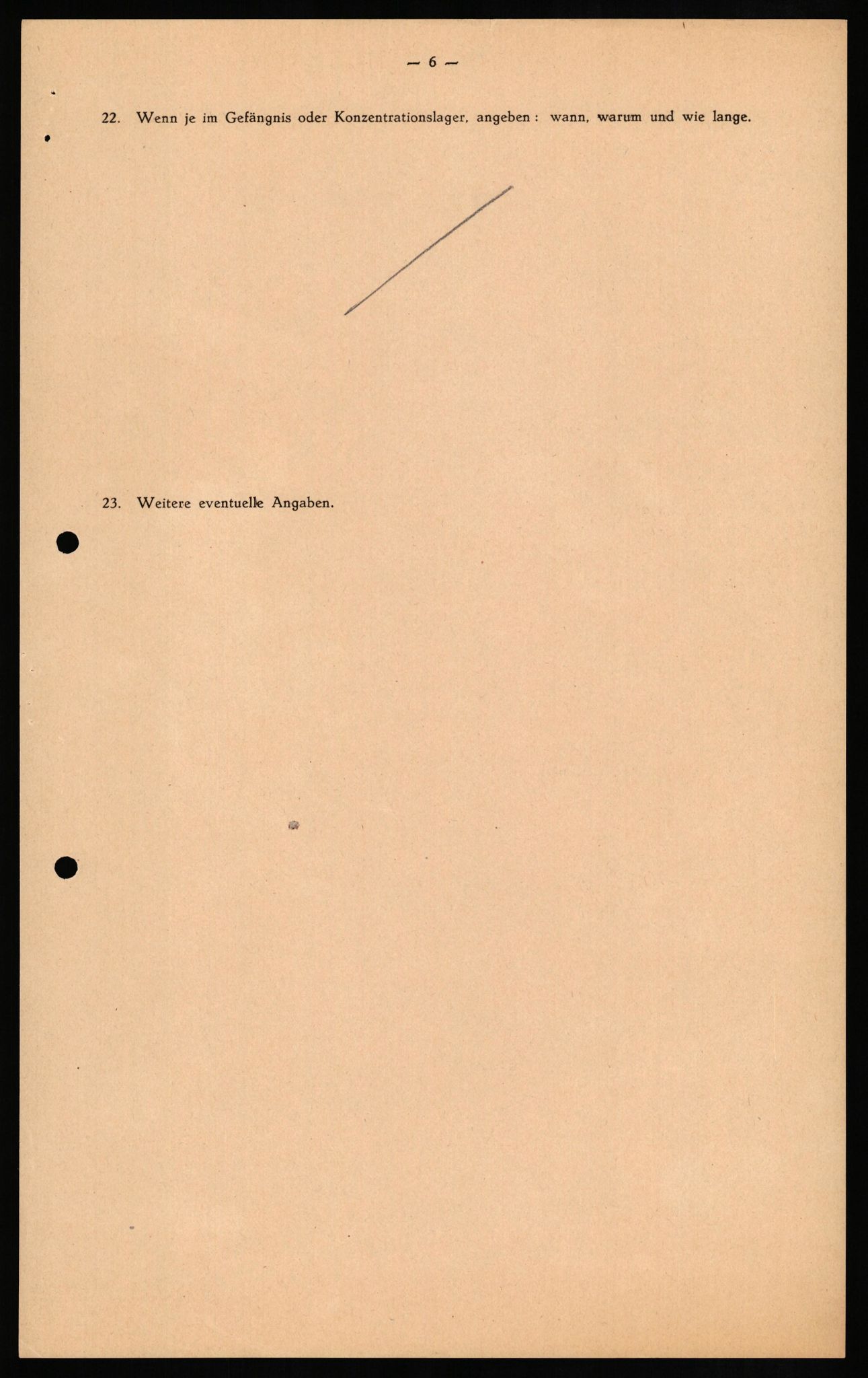 Forsvaret, Forsvarets overkommando II, AV/RA-RAFA-3915/D/Db/L0015: CI Questionaires. Tyske okkupasjonsstyrker i Norge. Tyskere., 1945-1946, p. 15