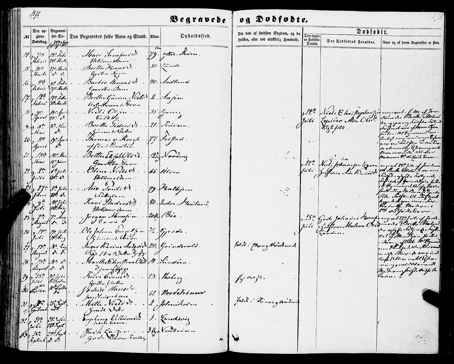 Os sokneprestembete, AV/SAB-A-99929: Parish register (official) no. A 17, 1860-1873, p. 271