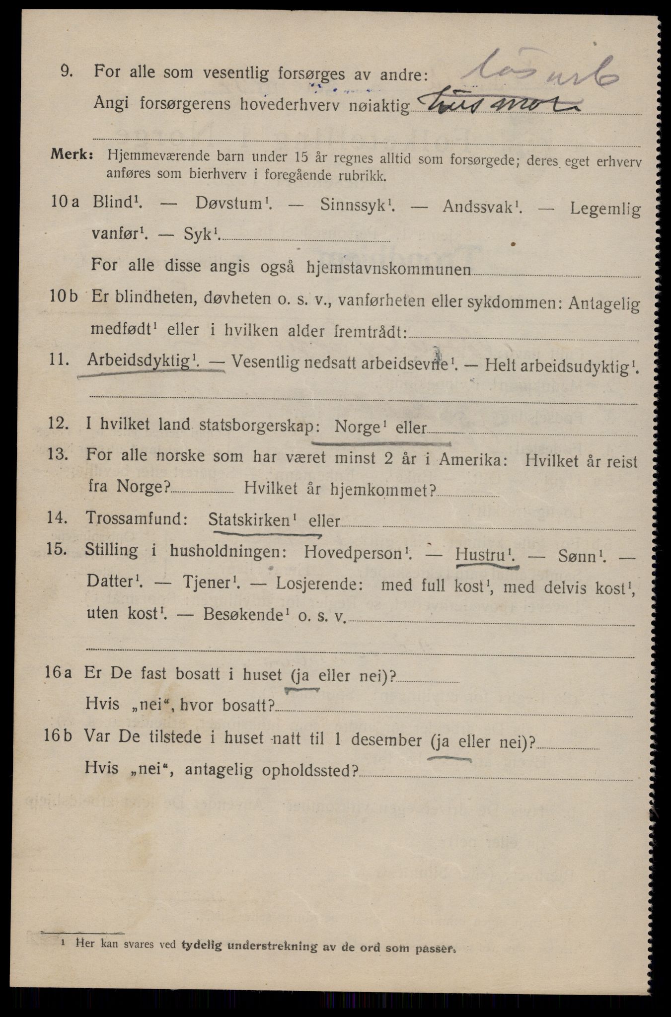 SAT, 1920 census for Trondheim, 1920, p. 132683