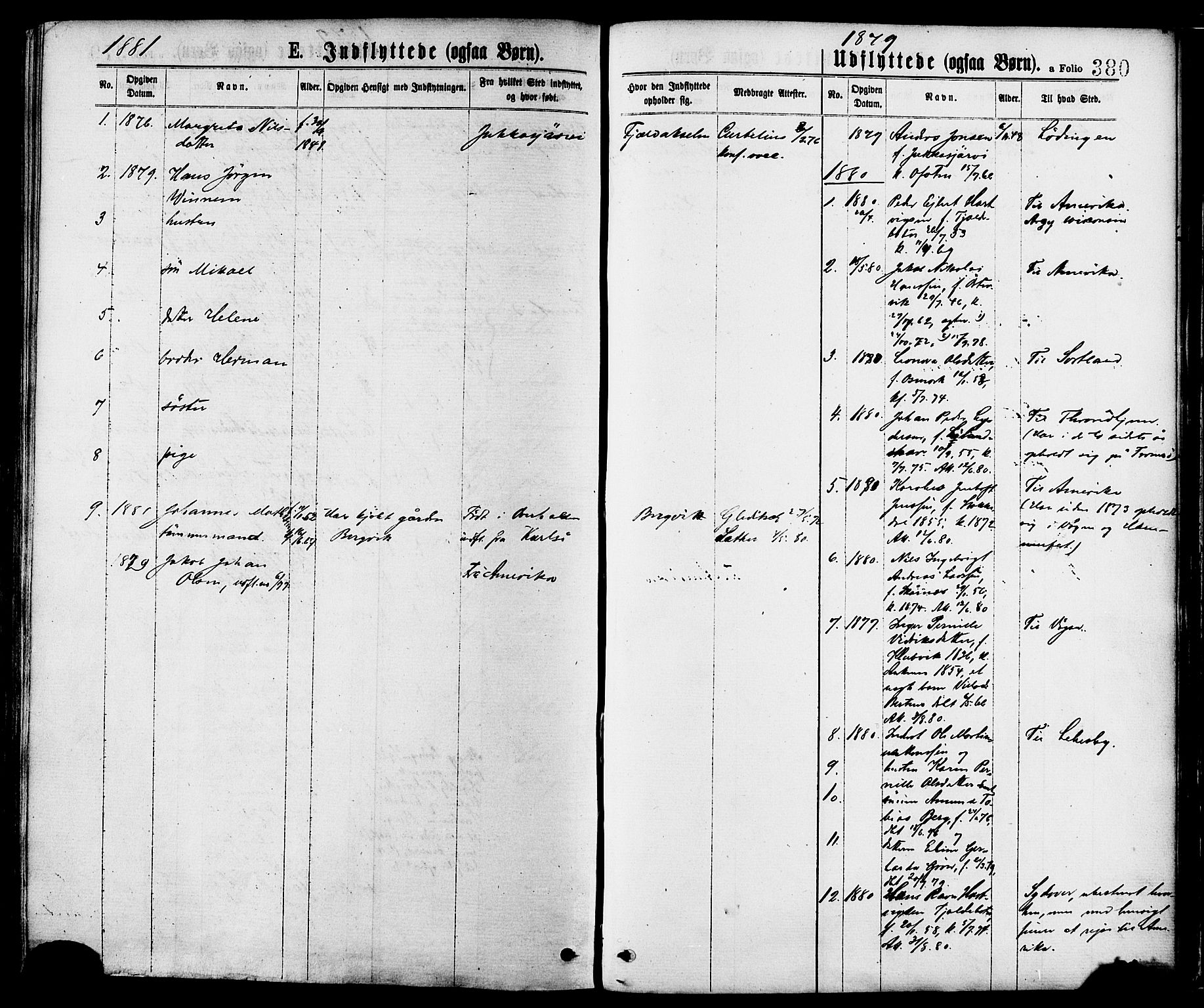 Ministerialprotokoller, klokkerbøker og fødselsregistre - Nordland, SAT/A-1459/863/L0897: Parish register (official) no. 863A09, 1872-1886, p. 380