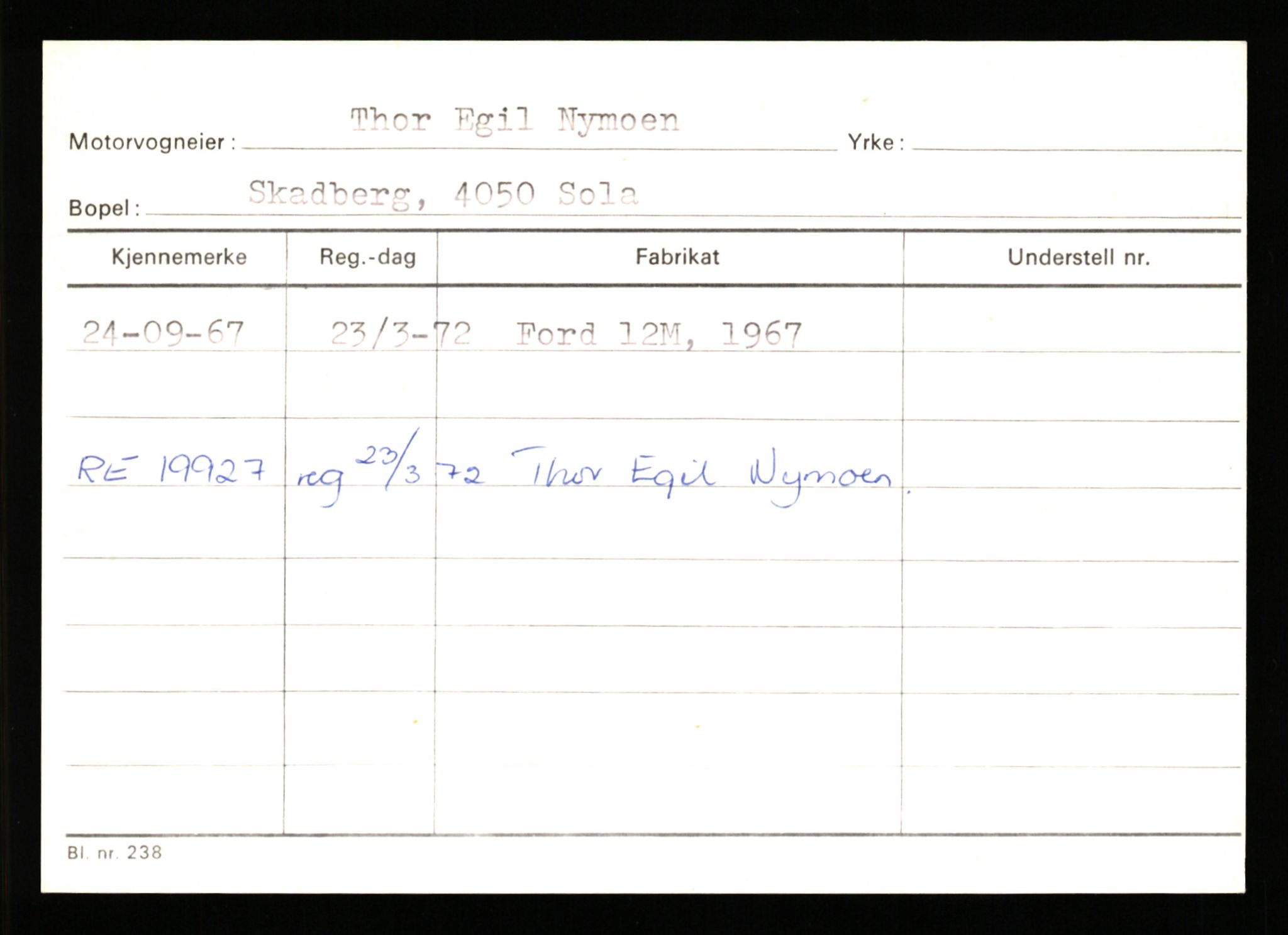 Stavanger trafikkstasjon, AV/SAST-A-101942/0/G/L0011: Registreringsnummer: 240000 - 363477, 1930-1971, p. 45