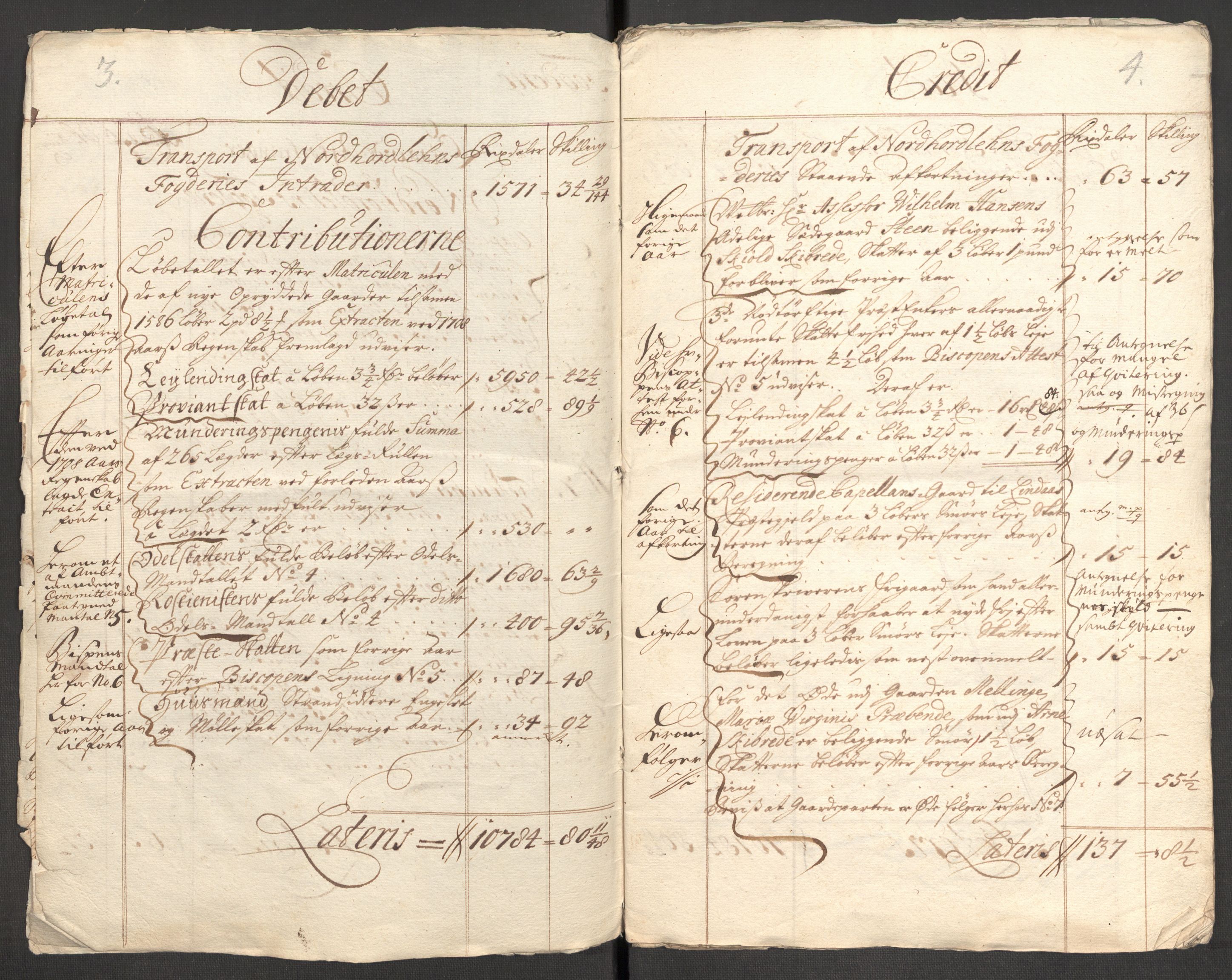 Rentekammeret inntil 1814, Reviderte regnskaper, Fogderegnskap, RA/EA-4092/R51/L3191: Fogderegnskap Nordhordland og Voss, 1710, p. 6