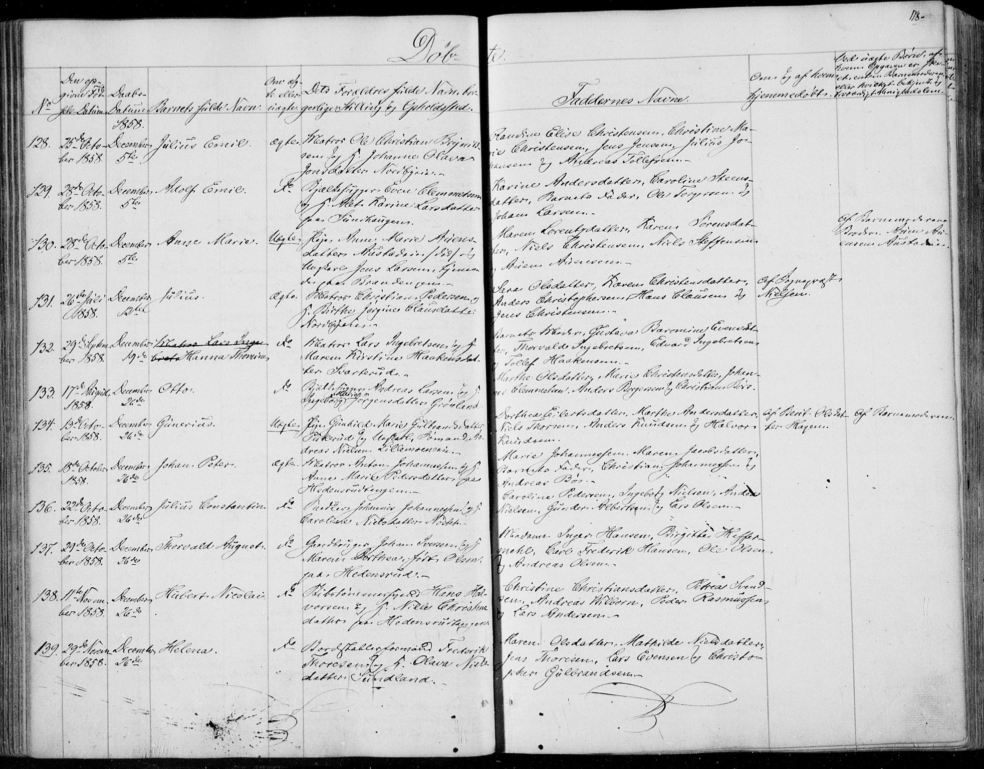 Skoger kirkebøker, SAKO/A-59/F/Fa/L0003: Parish register (official) no. I 3, 1842-1861, p. 118