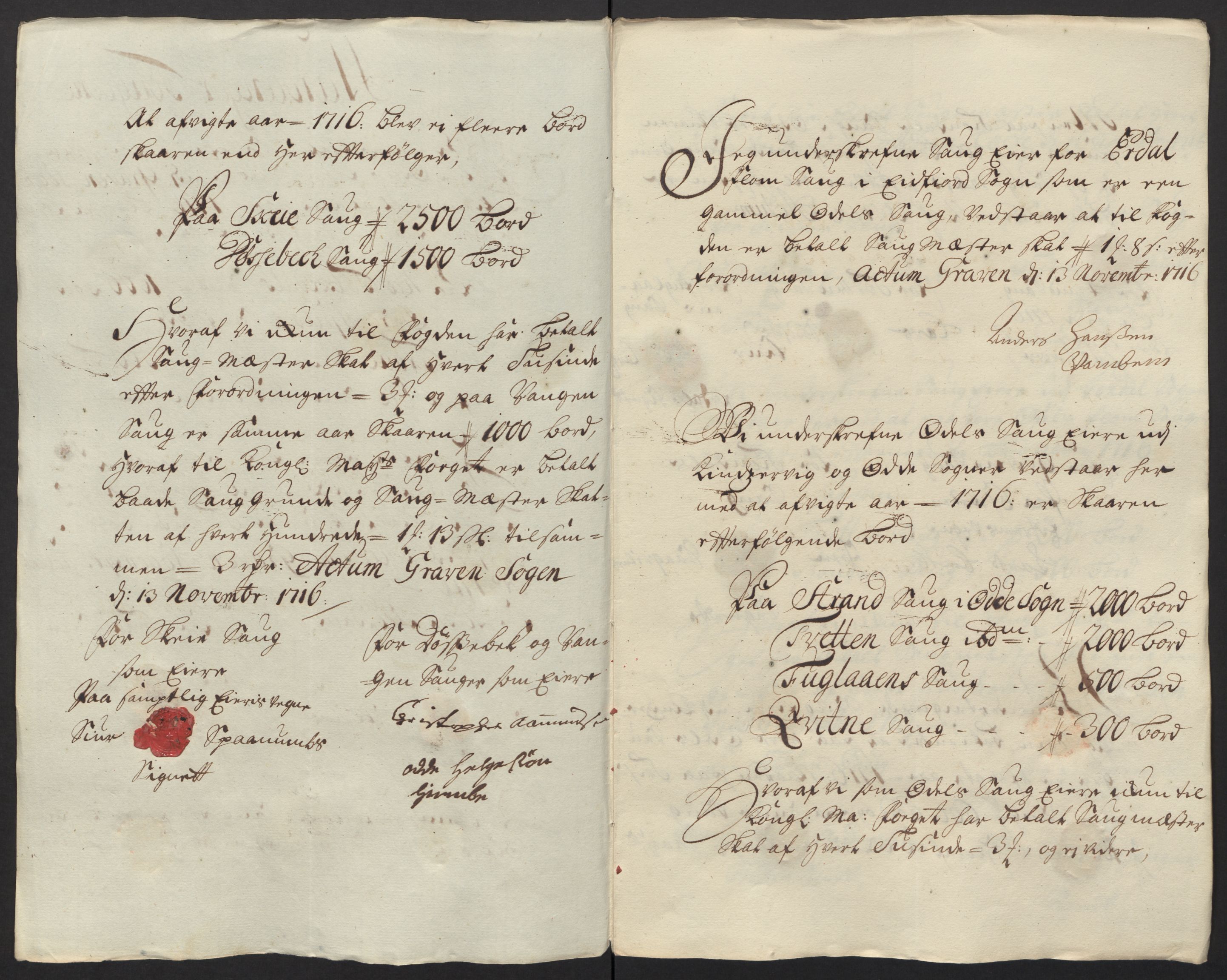 Rentekammeret inntil 1814, Reviderte regnskaper, Fogderegnskap, RA/EA-4092/R48/L2992: Fogderegnskap Sunnhordland og Hardanger, 1716, p. 135