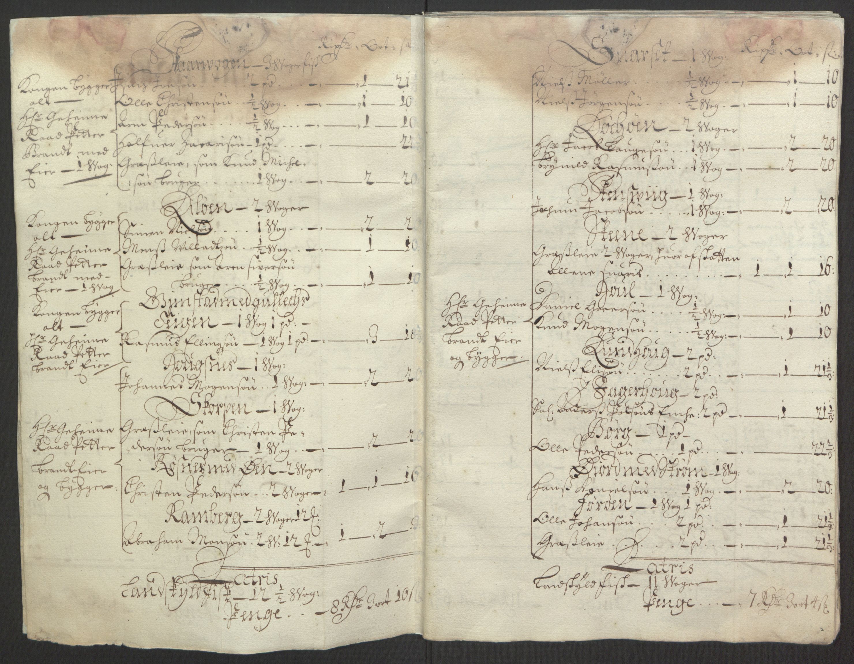 Rentekammeret inntil 1814, Reviderte regnskaper, Fogderegnskap, RA/EA-4092/R67/L4677: Fogderegnskap Vesterålen, Andenes og Lofoten, 1694-1695, p. 182
