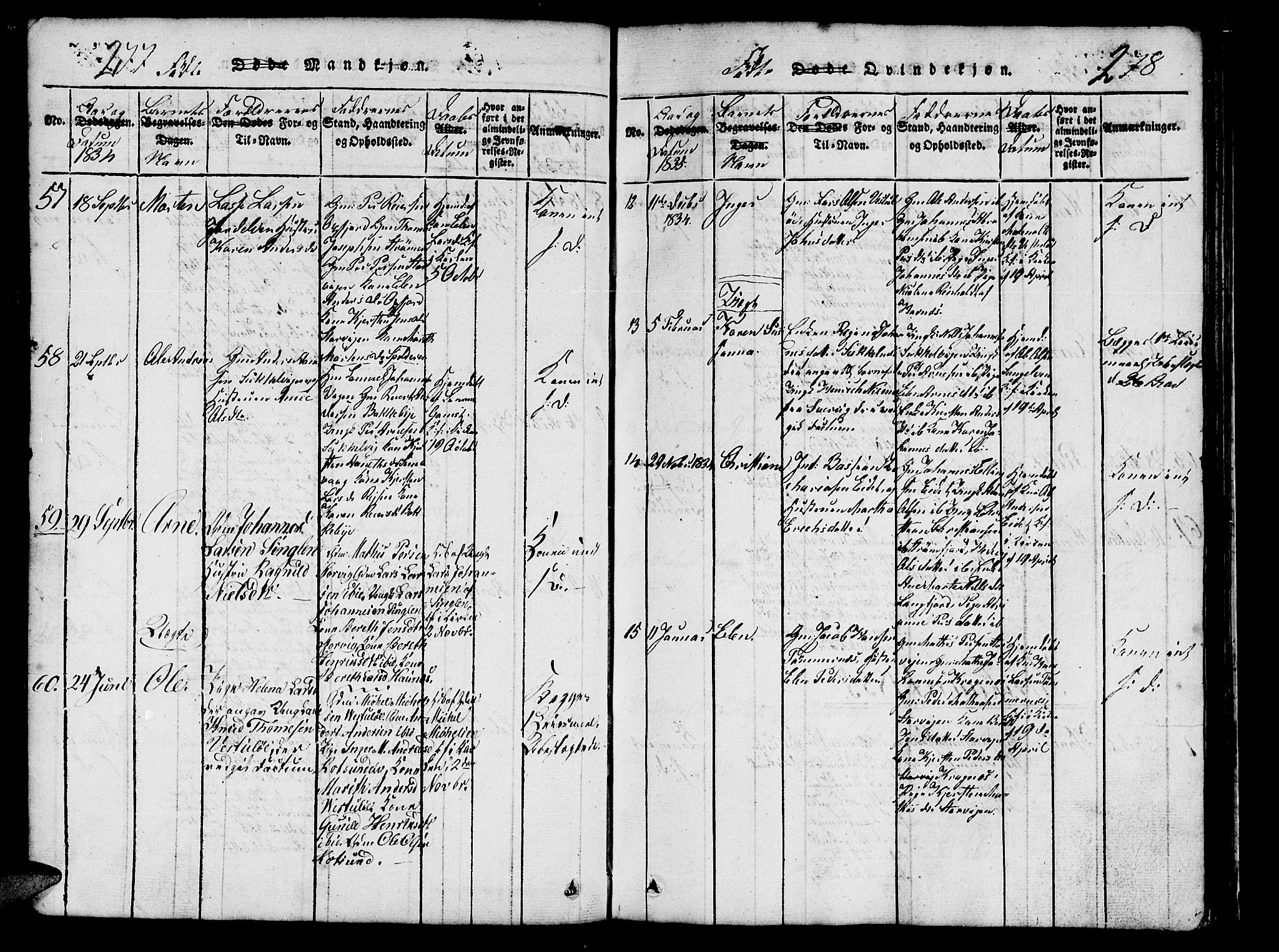 Skjervøy sokneprestkontor, AV/SATØ-S-1300/H/Ha/Hab/L0001klokker: Parish register (copy) no. 1, 1825-1838, p. 277-278