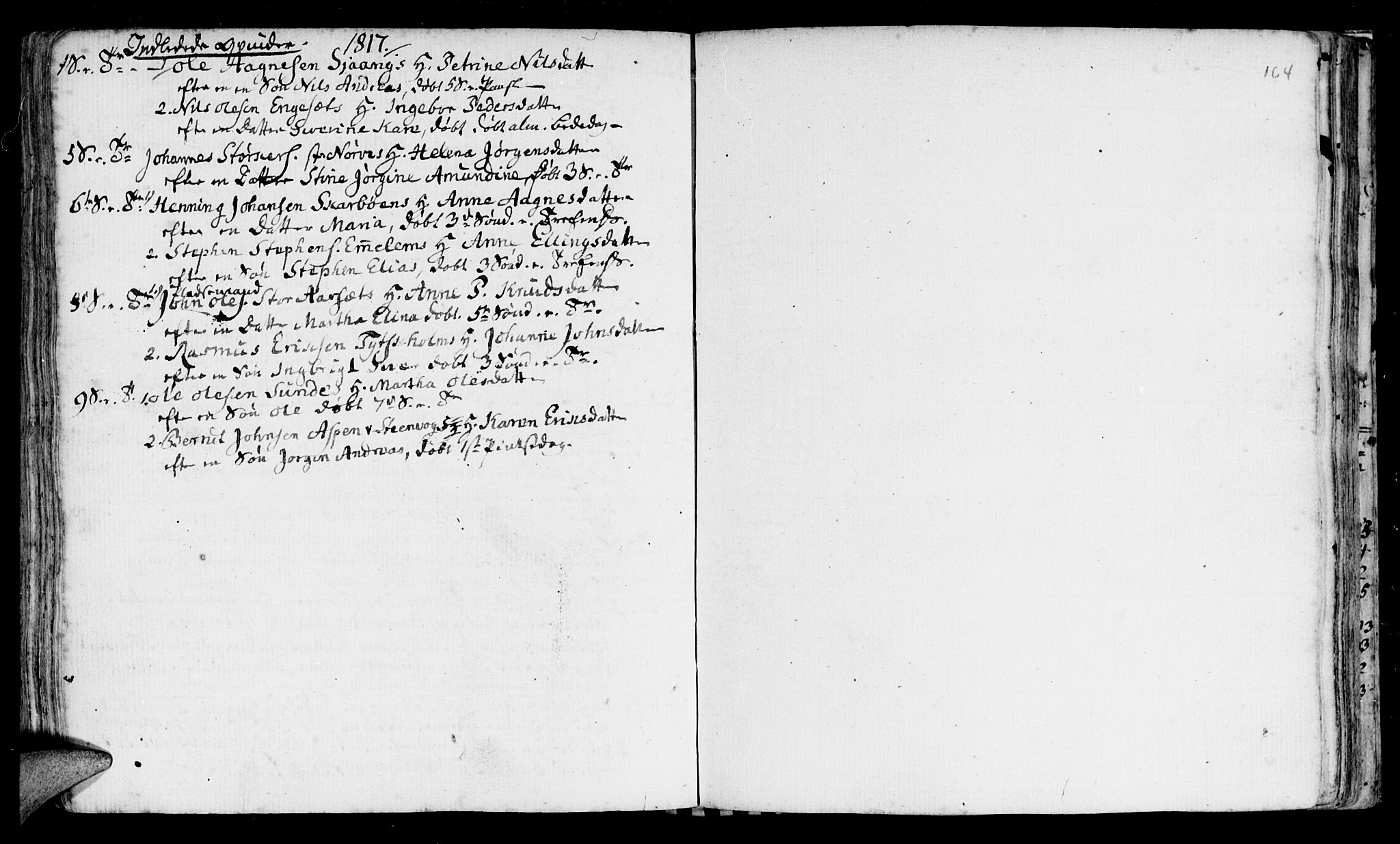 Ministerialprotokoller, klokkerbøker og fødselsregistre - Møre og Romsdal, AV/SAT-A-1454/528/L0394: Parish register (official) no. 528A05, 1801-1826, p. 164