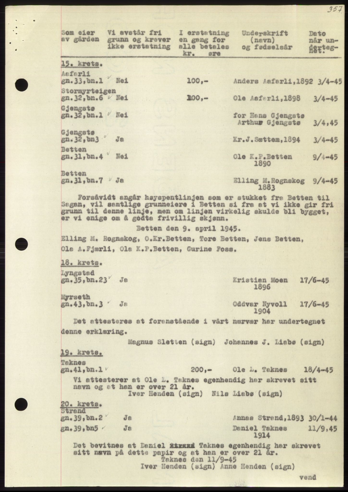 Nordmøre sorenskriveri, AV/SAT-A-4132/1/2/2Ca: Mortgage book no. B106, 1950-1950, Diary no: : 3551/1950