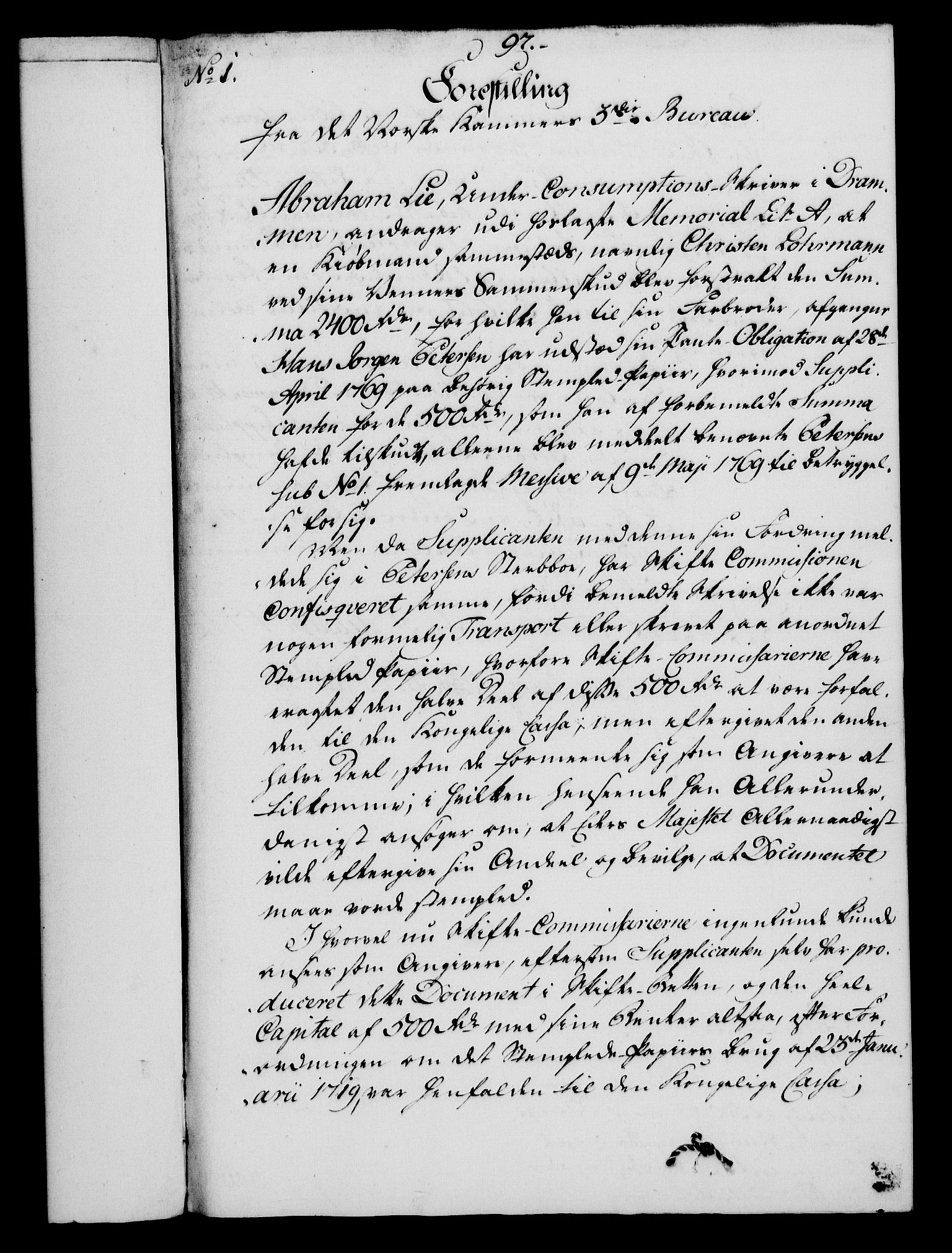 Rentekammeret, Kammerkanselliet, RA/EA-3111/G/Gf/Gfa/L0054: Norsk relasjons- og resolusjonsprotokoll (merket RK 52.54), 1771-1772, p. 596