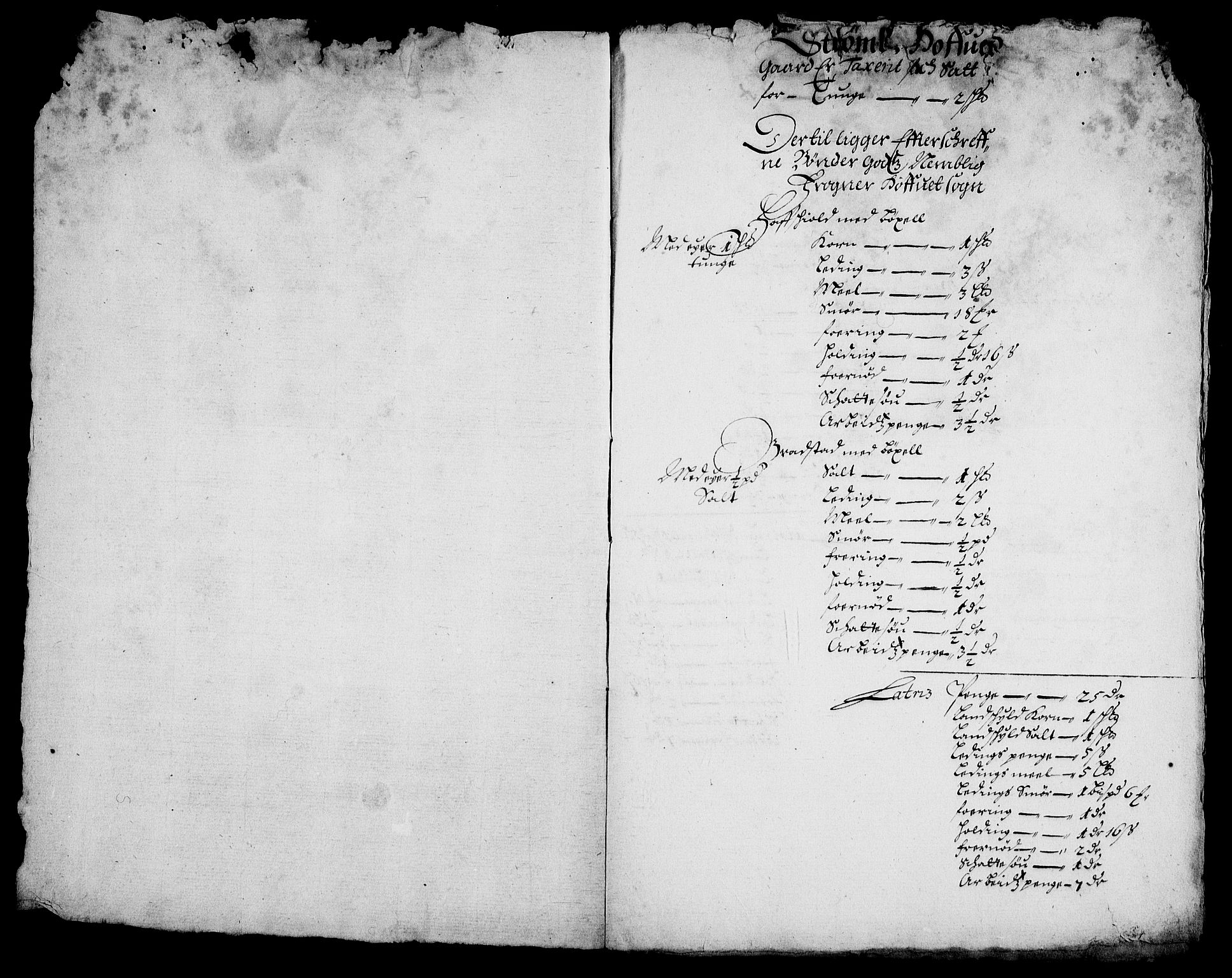 Rentekammeret inntil 1814, Realistisk ordnet avdeling, RA/EA-4070/On/L0008: [Jj 9]: Jordebøker innlevert til kongelig kommisjon 1672: Hammar, Osgård, Sem med Skjelbred, Fossesholm, Fiskum og Ulland (1669-1672), Strøm (1658-u.d. og 1672-73) samt Svanøy gods i Sunnfjord (1657)., 1672, p. 347