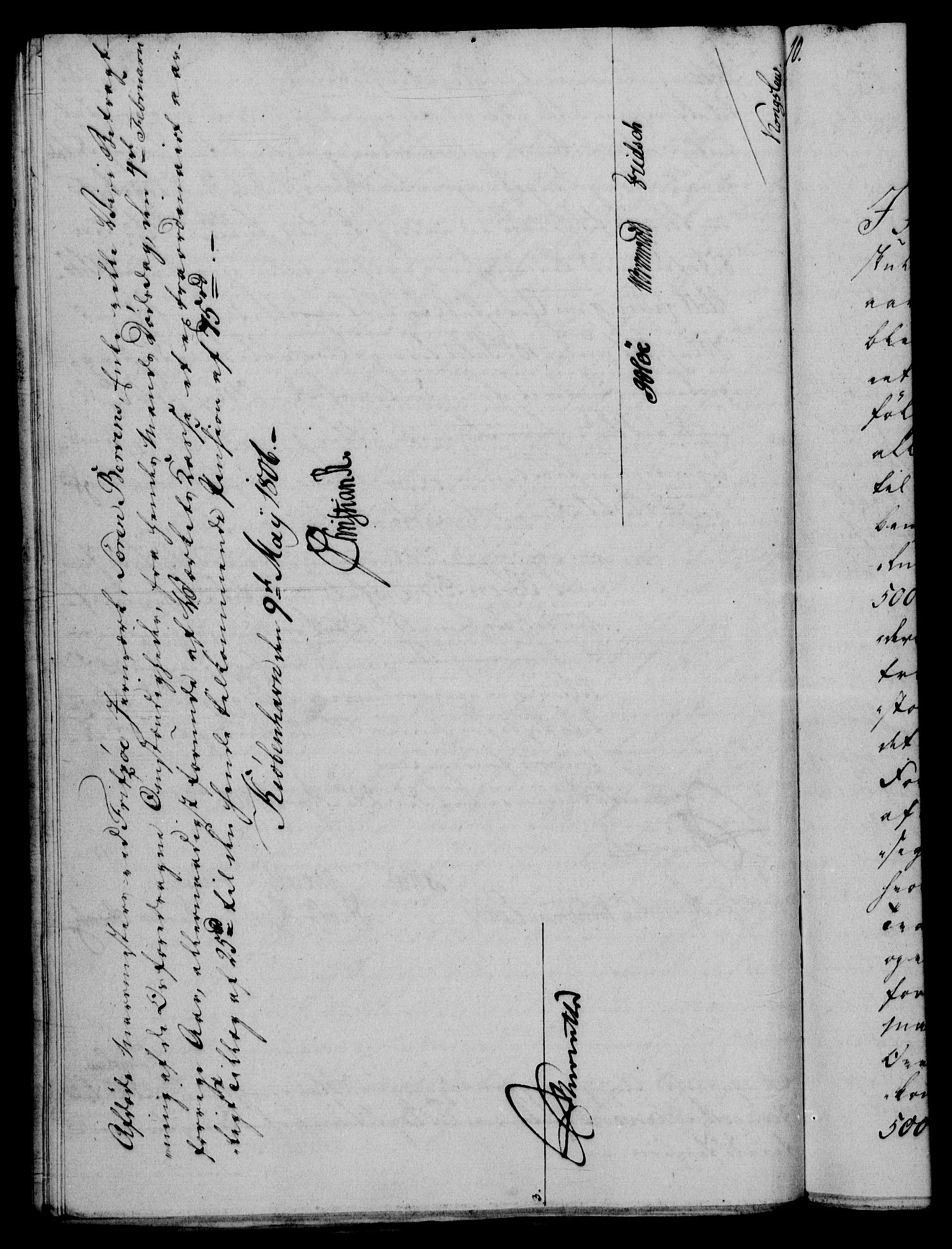 Rentekammeret, Renteskriverkontorene, RA/EA-3115/M/Mf/Mfb/L0007: Relasjons- og resolusjonsprotokoll med register (merket RK 54.13), 1805-1806