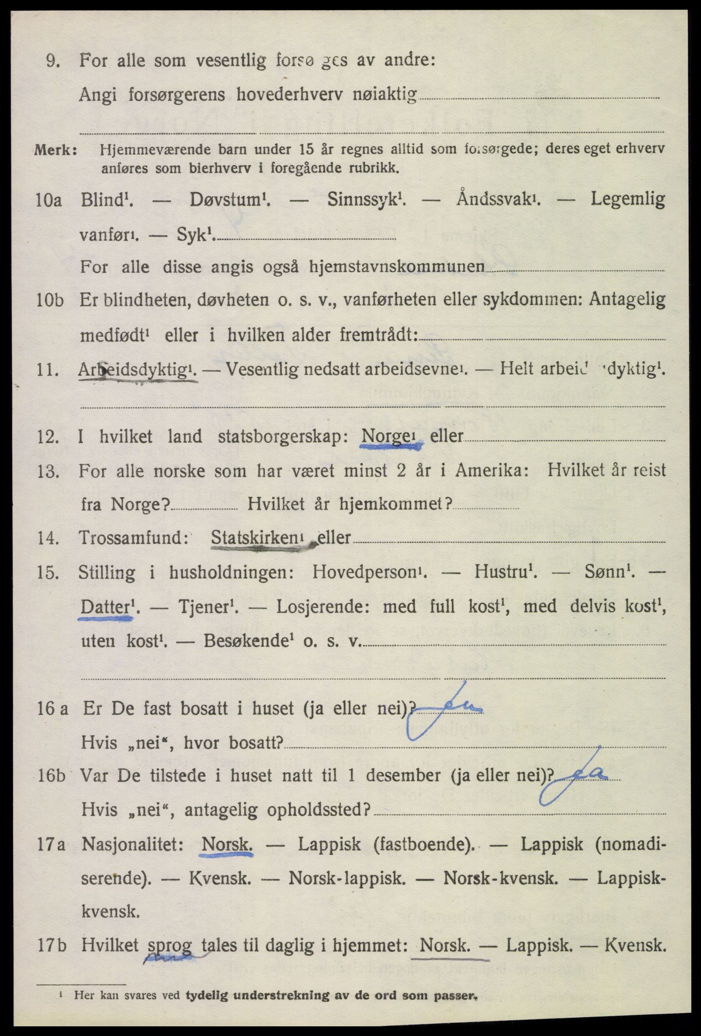 SAT, 1920 census for Skatval, 1920, p. 2468