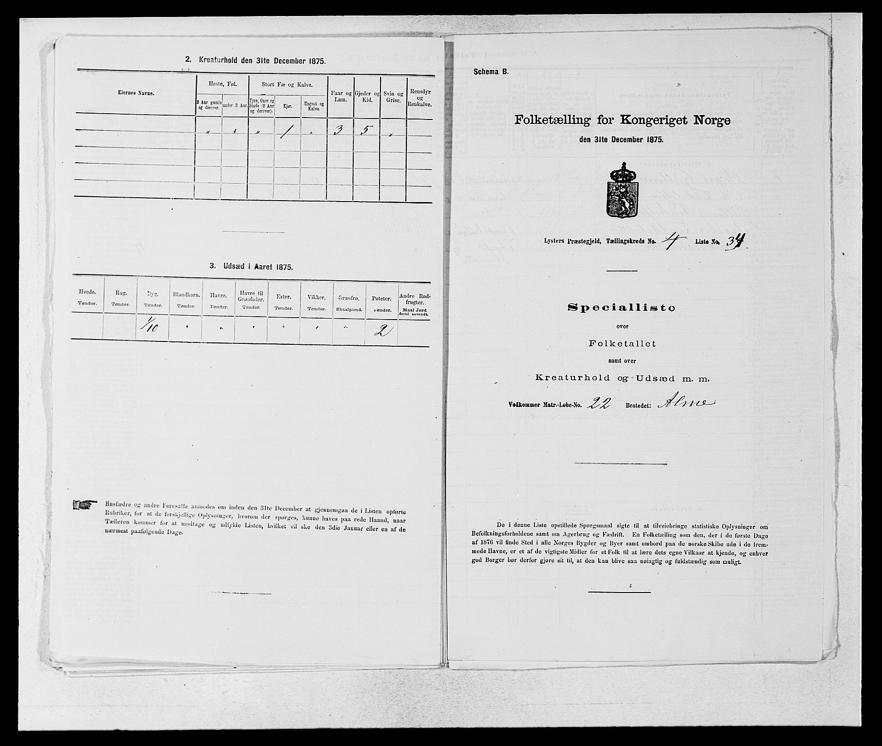 SAB, 1875 census for 1426P Luster, 1875, p. 766