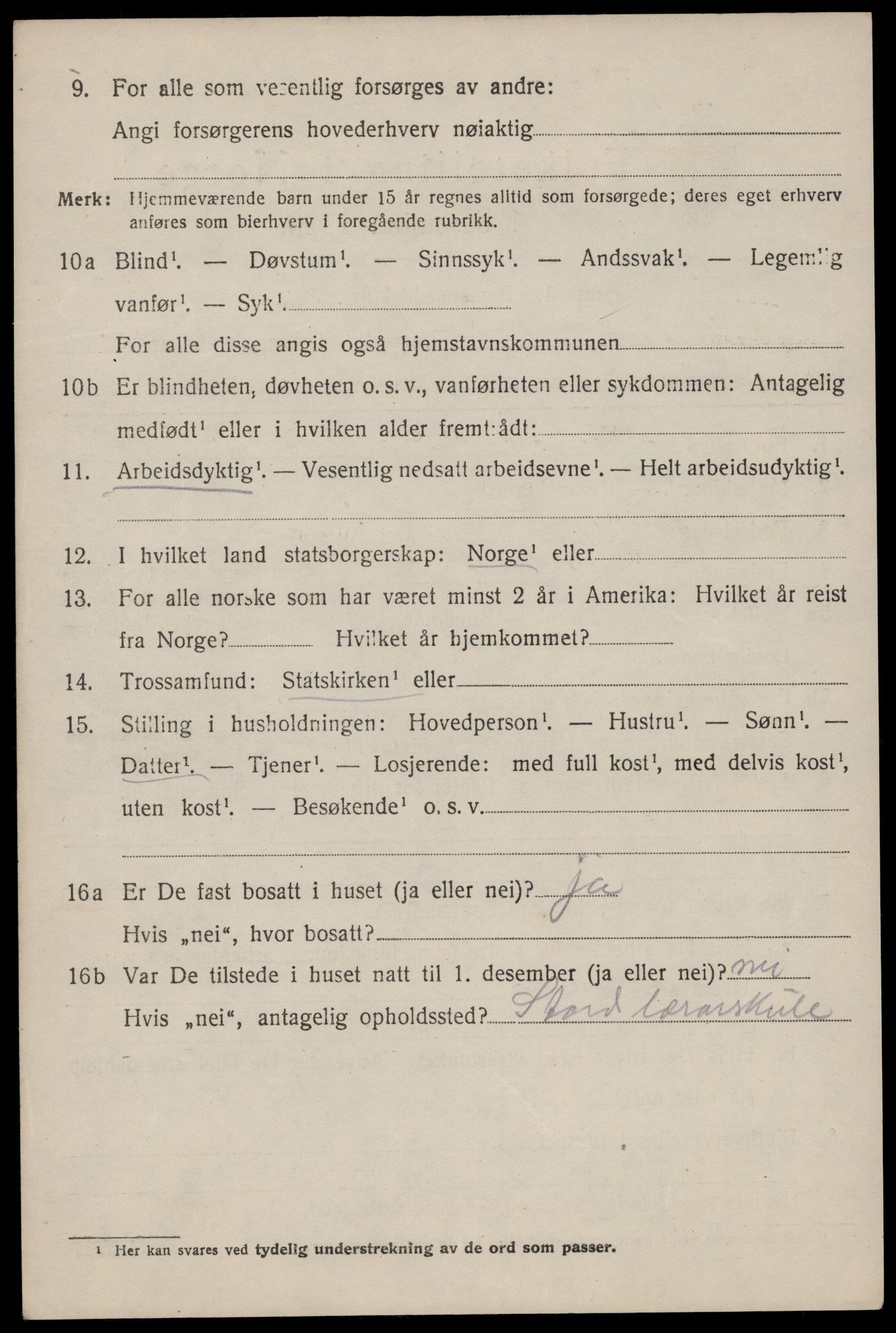 SAST, 1920 census for Heskestad, 1920, p. 1828