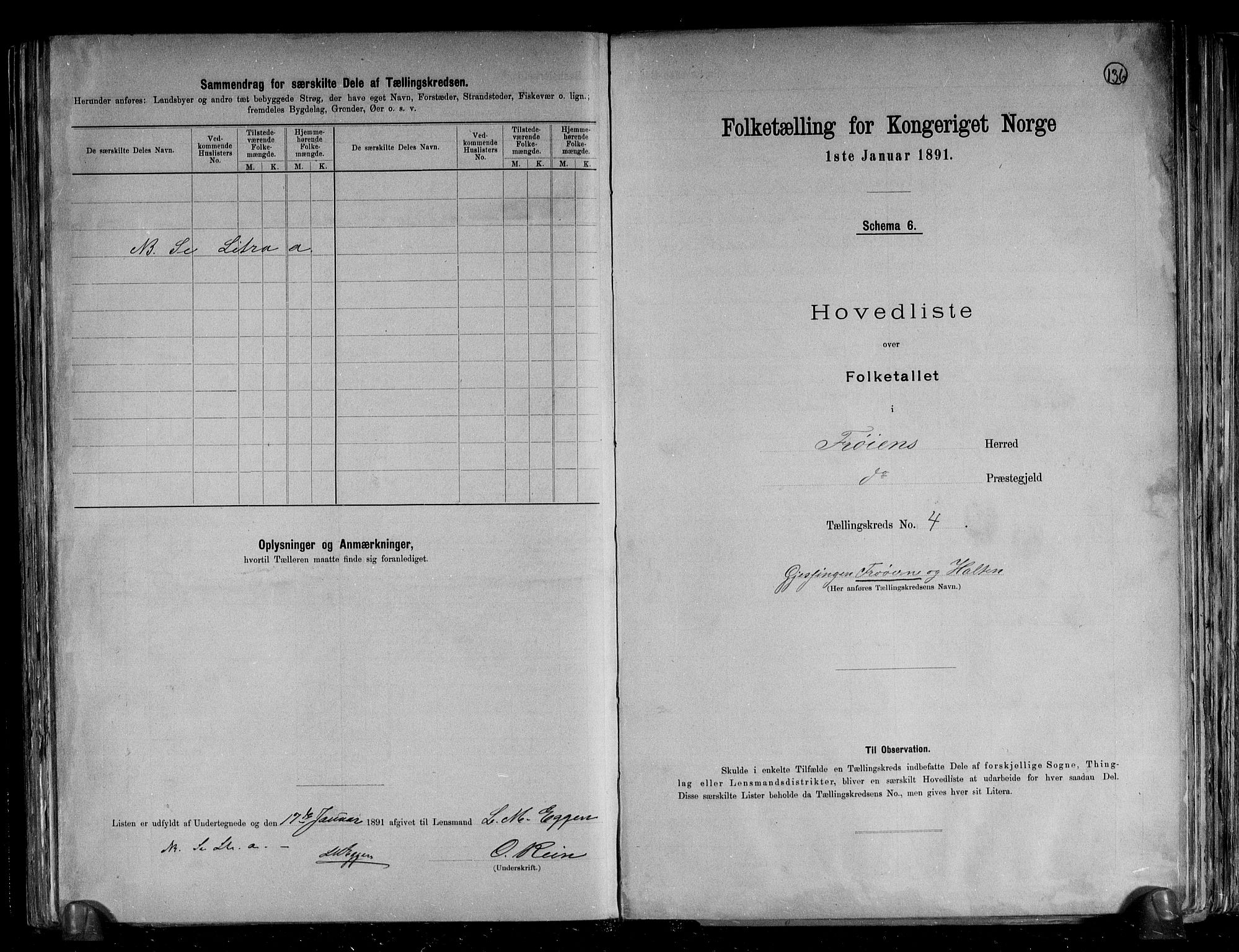 RA, 1891 census for 1619 Frøya, 1891, p. 16