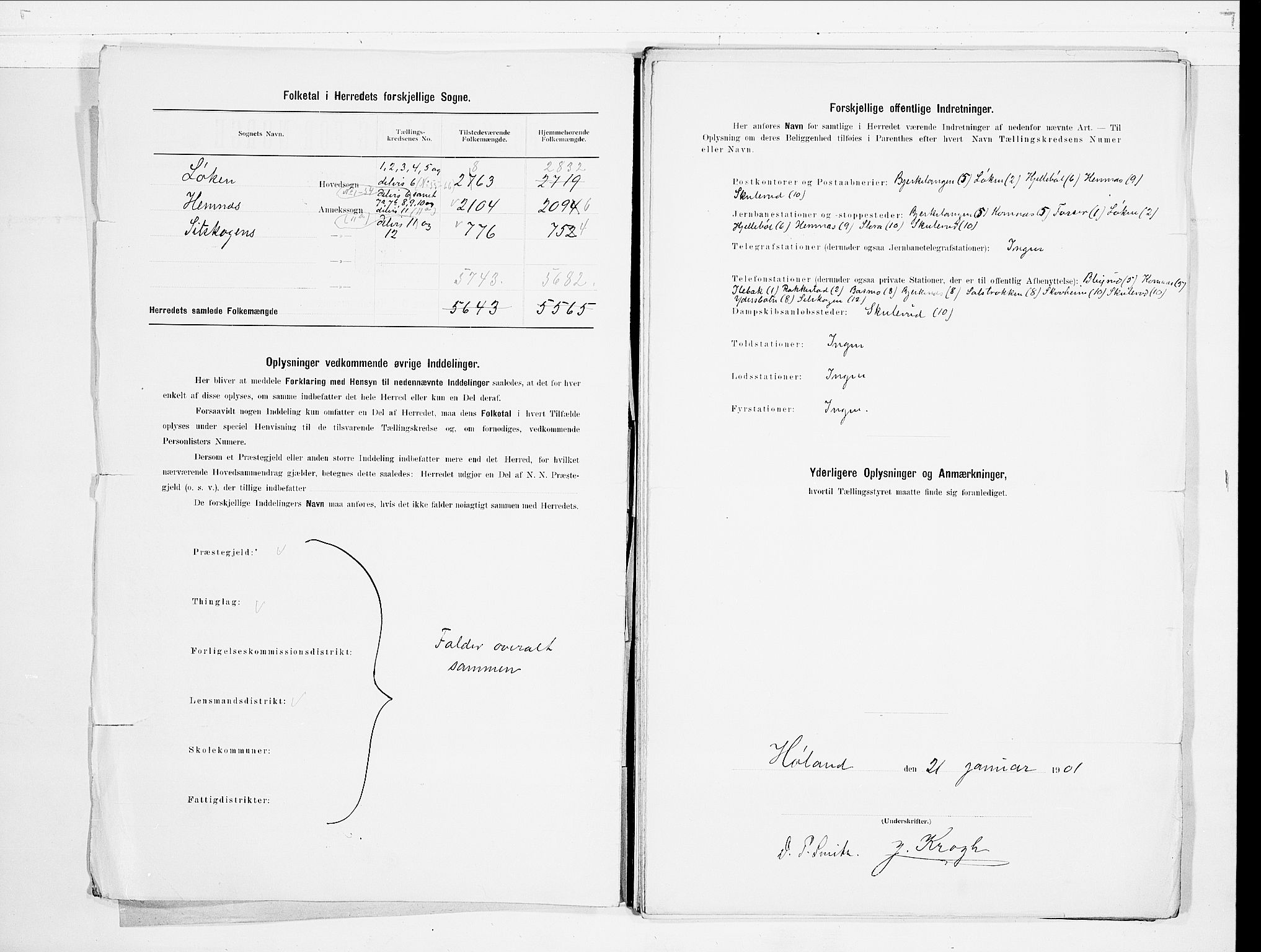 SAO, 1900 census for Høland, 1900, p. 3