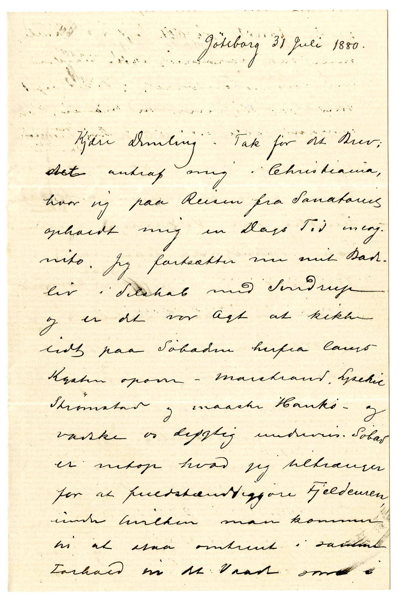 Diderik Maria Aalls brevsamling, NF/Ark-1023/F/L0001: D.M. Aalls brevsamling. A - B, 1738-1889, p. 357