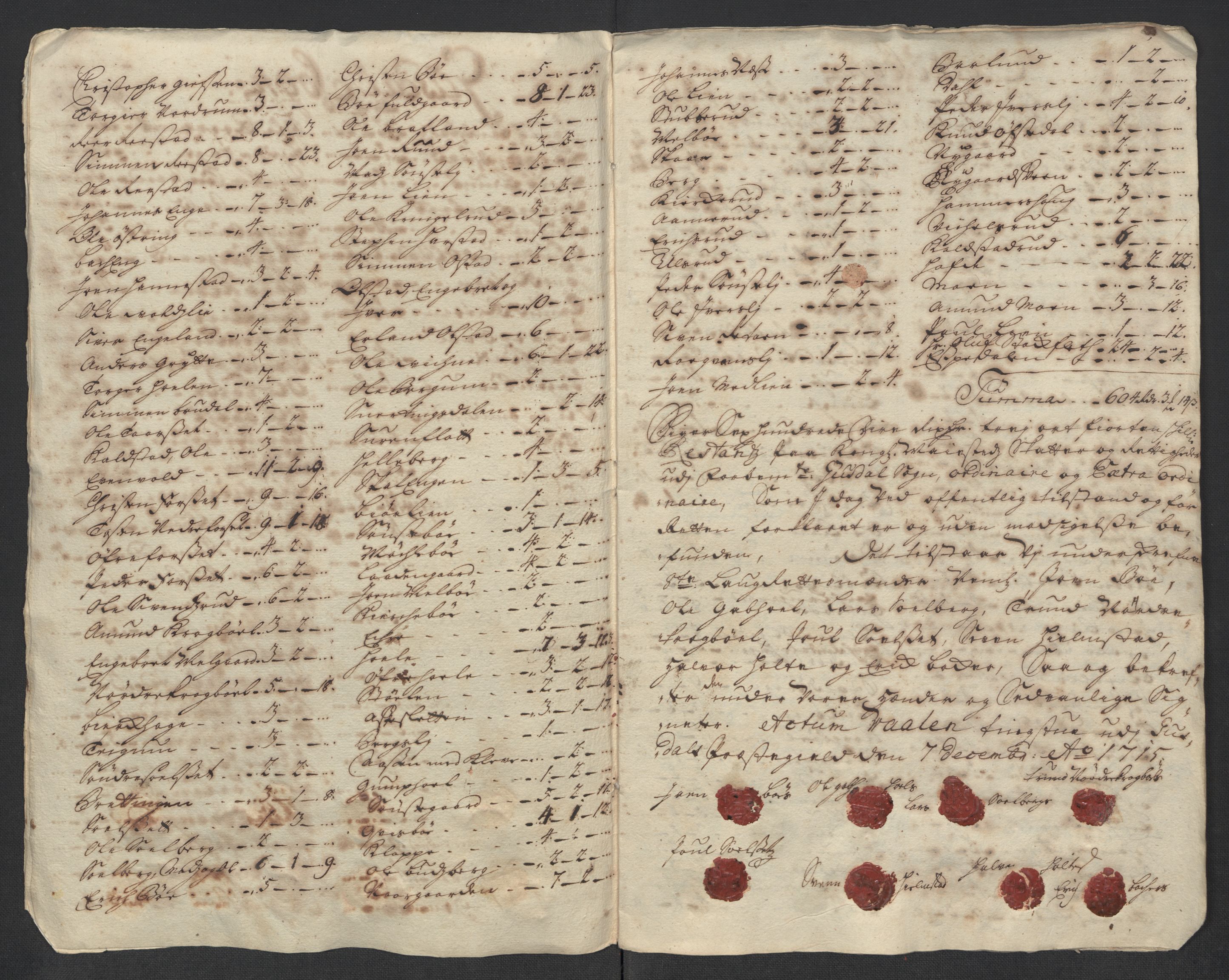 Rentekammeret inntil 1814, Reviderte regnskaper, Fogderegnskap, AV/RA-EA-4092/R17/L1184: Fogderegnskap Gudbrandsdal, 1715, p. 291