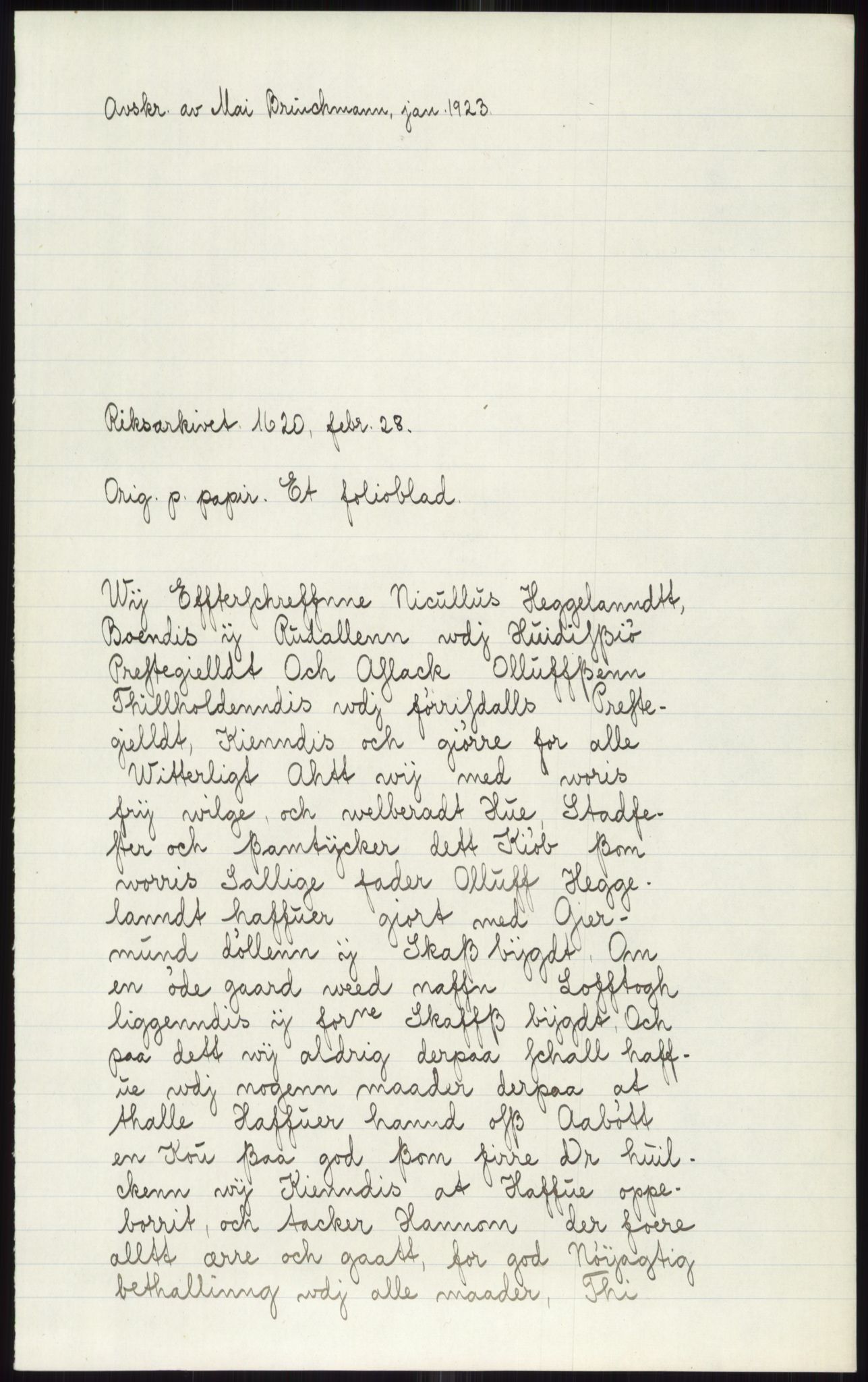 Samlinger til kildeutgivelse, Diplomavskriftsamlingen, AV/RA-EA-4053/H/Ha, p. 3104