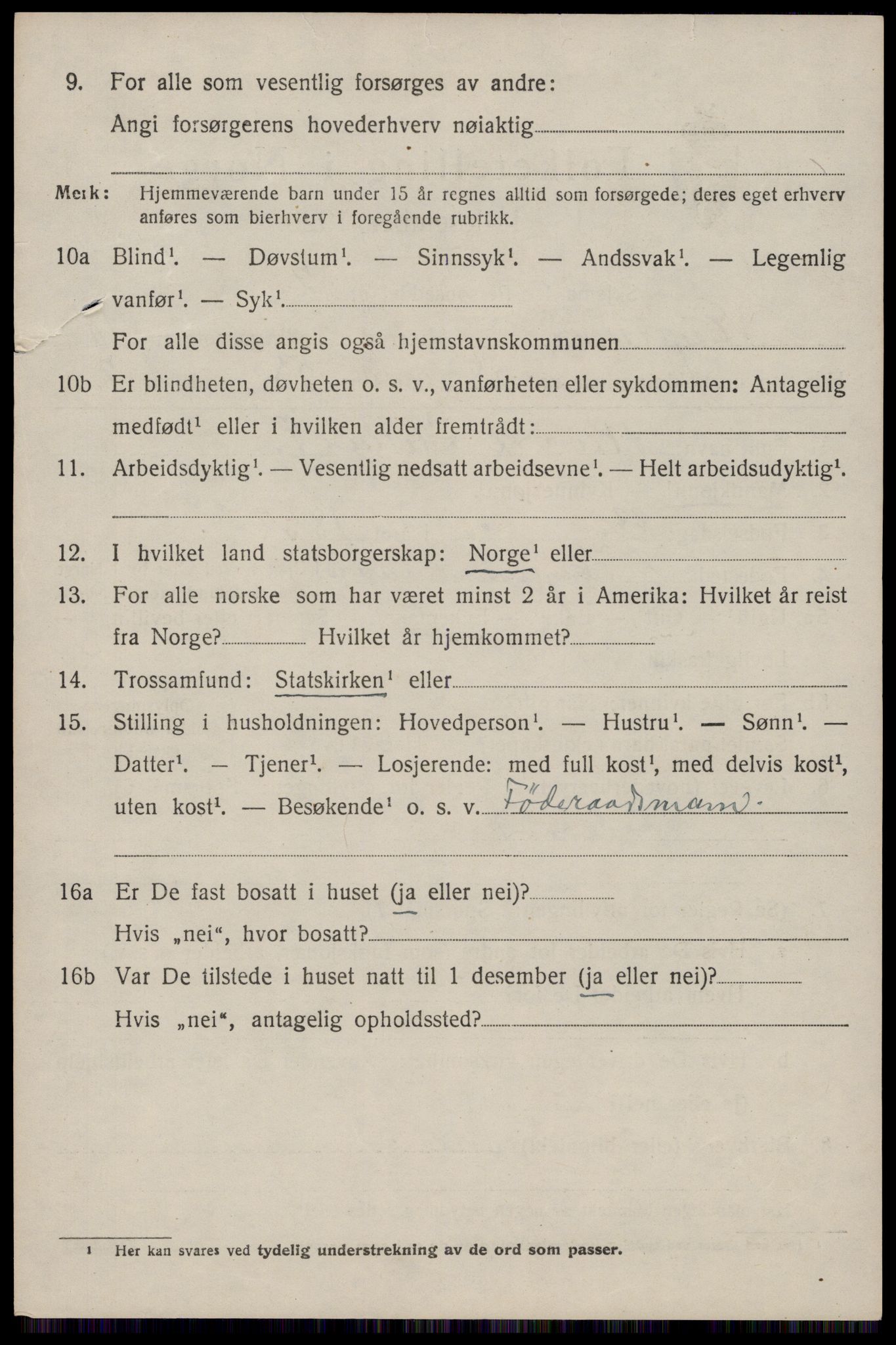 SAST, 1920 census for Eigersund, 1920, p. 6890