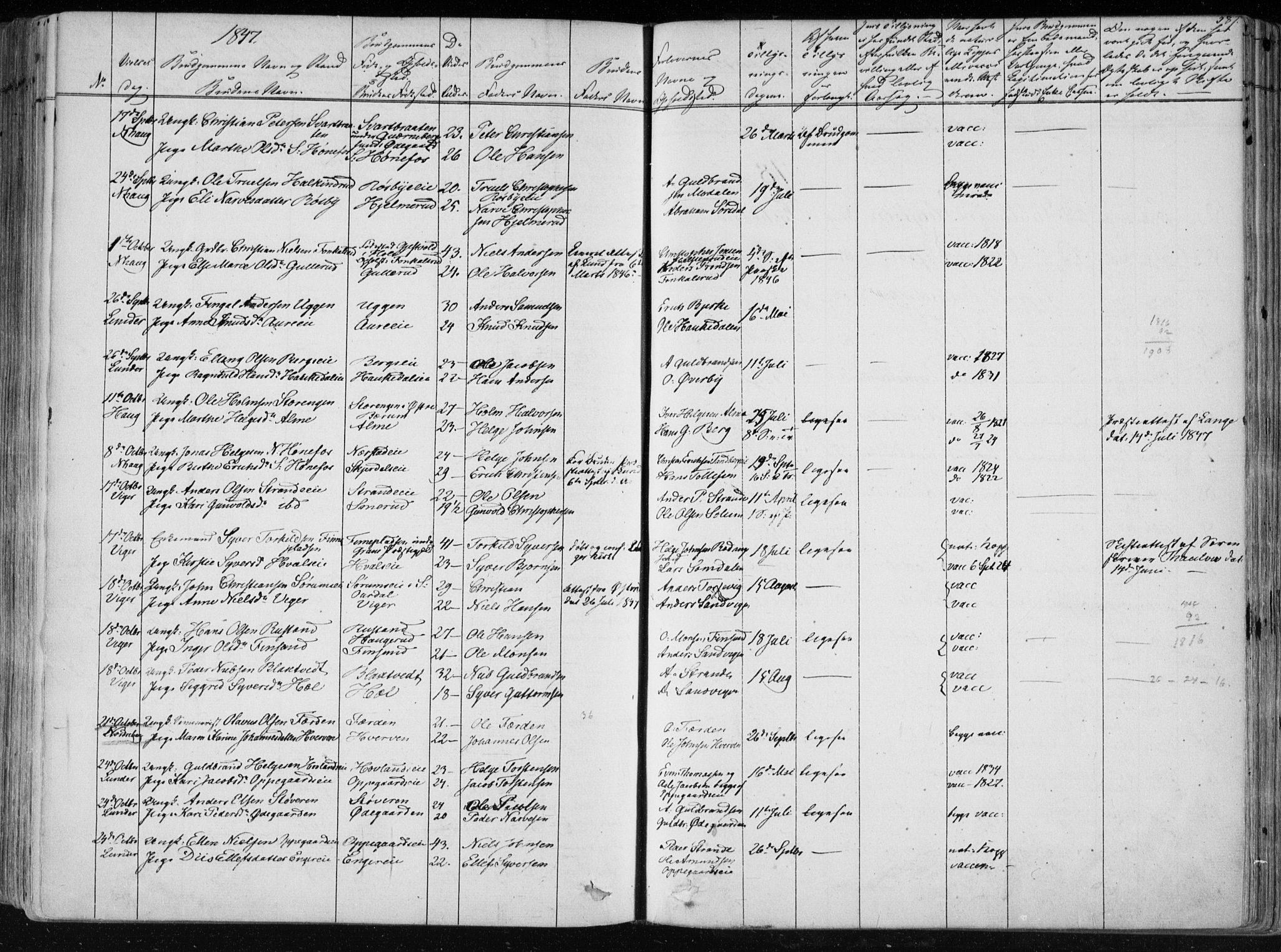 Norderhov kirkebøker, AV/SAKO-A-237/F/Fa/L0010: Parish register (official) no. 10, 1837-1847, p. 387