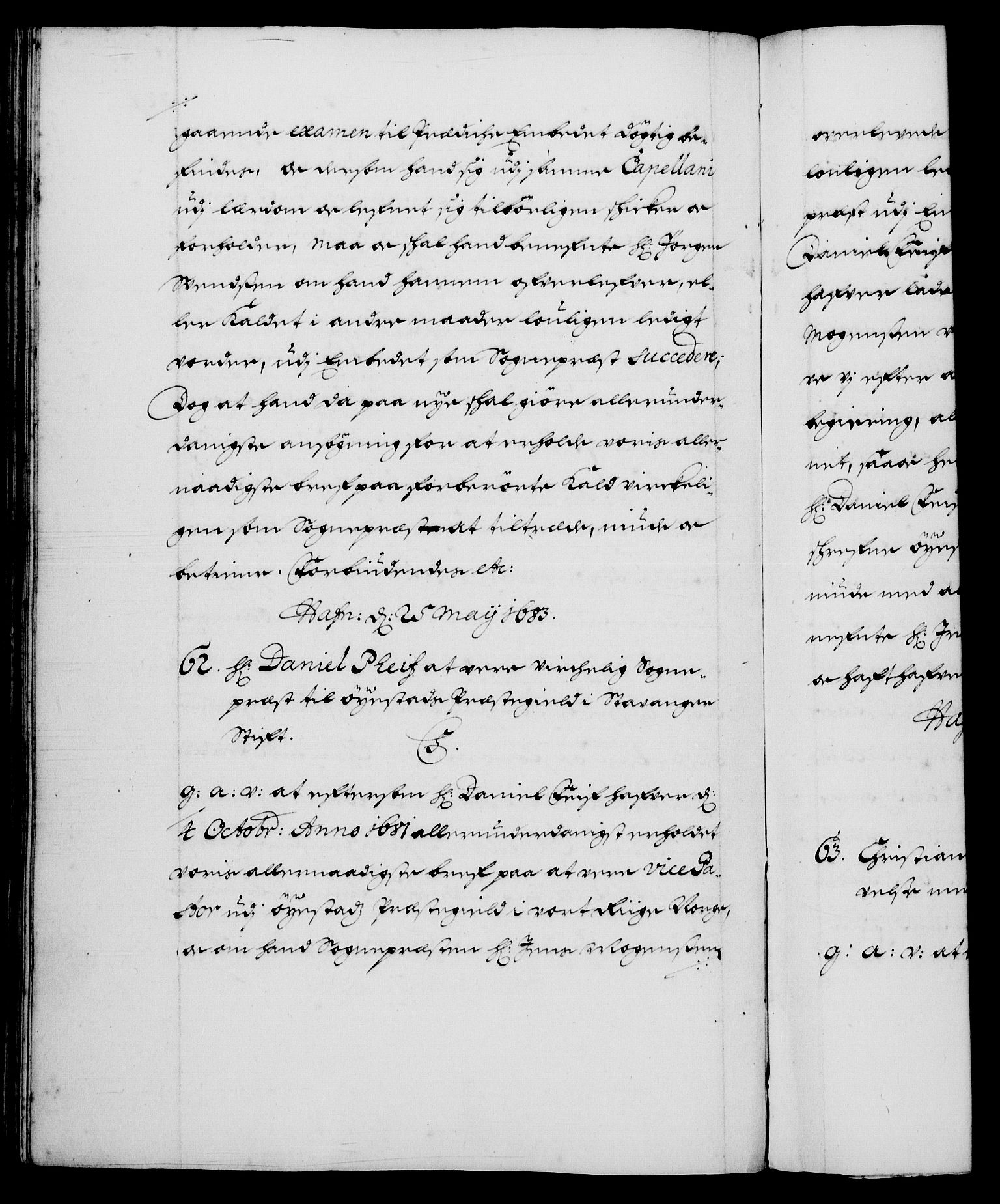 Danske Kanselli 1572-1799, RA/EA-3023/F/Fc/Fca/Fcaa/L0013: Norske registre (mikrofilm), 1681-1684, p. 324b