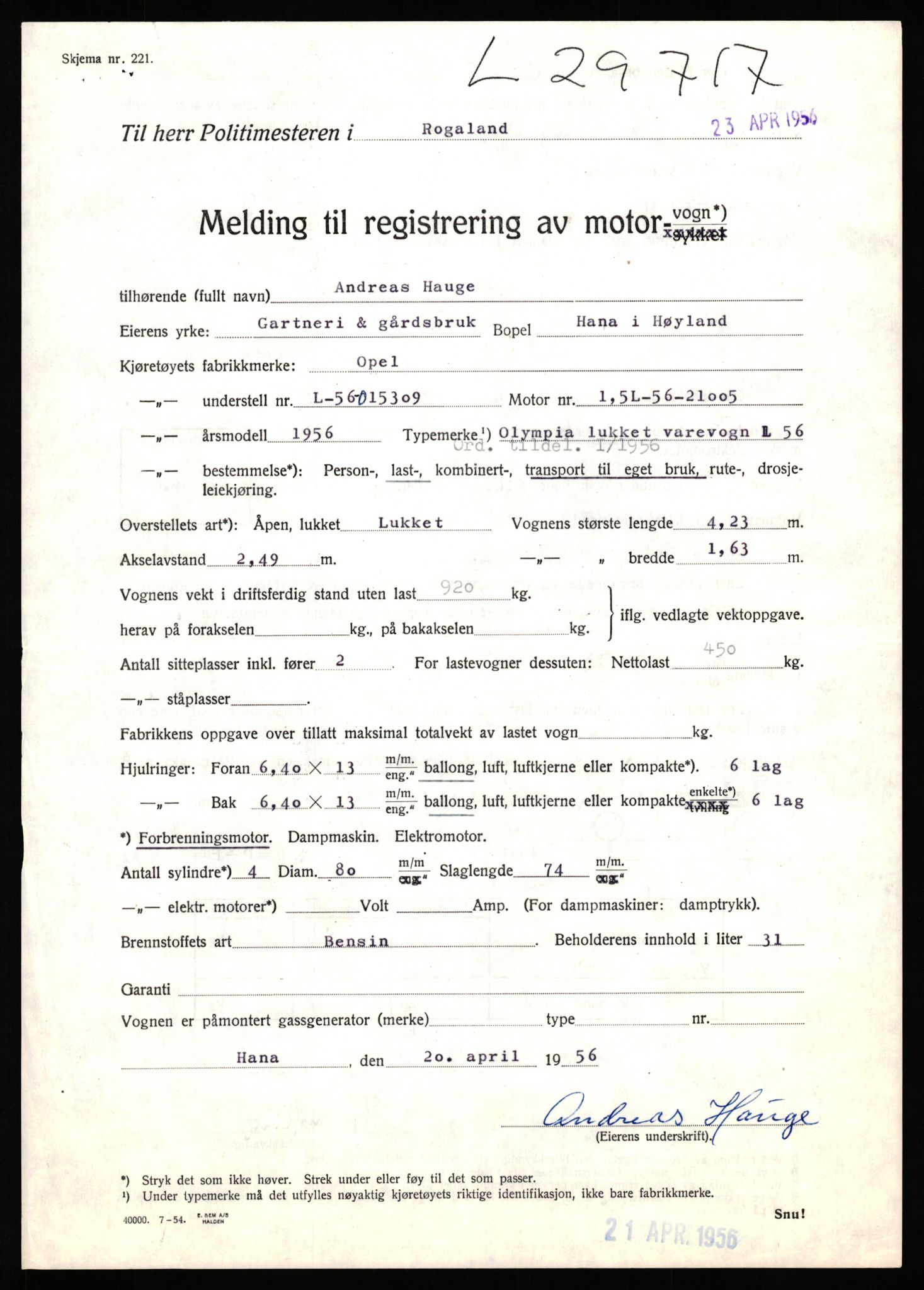 Stavanger trafikkstasjon, AV/SAST-A-101942/0/F/L0048: L-29100 - L-29899, 1930-1971, p. 1663