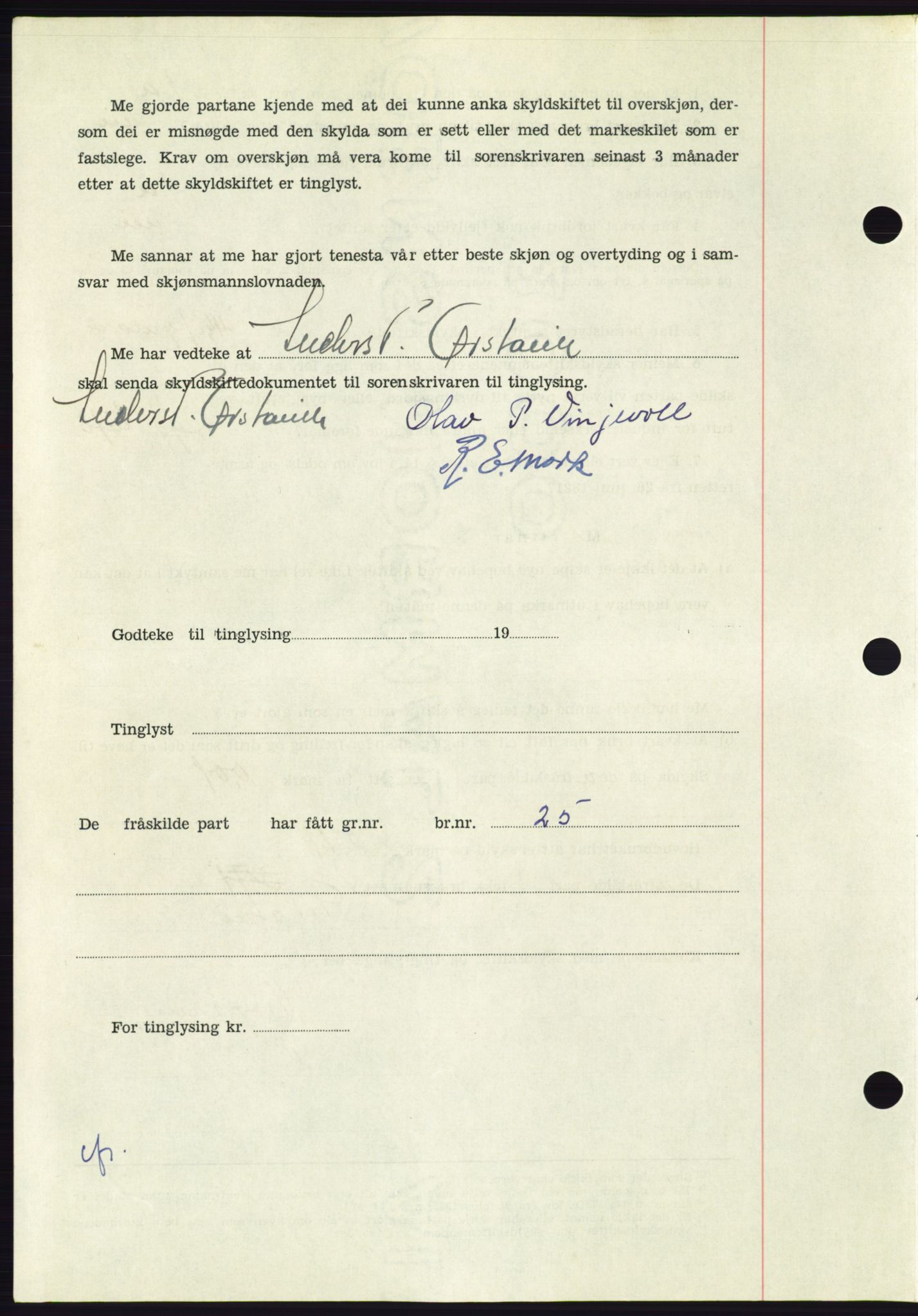 Søre Sunnmøre sorenskriveri, AV/SAT-A-4122/1/2/2C/L0102: Mortgage book no. 28A, 1955-1956, Diary no: : 2677/1955