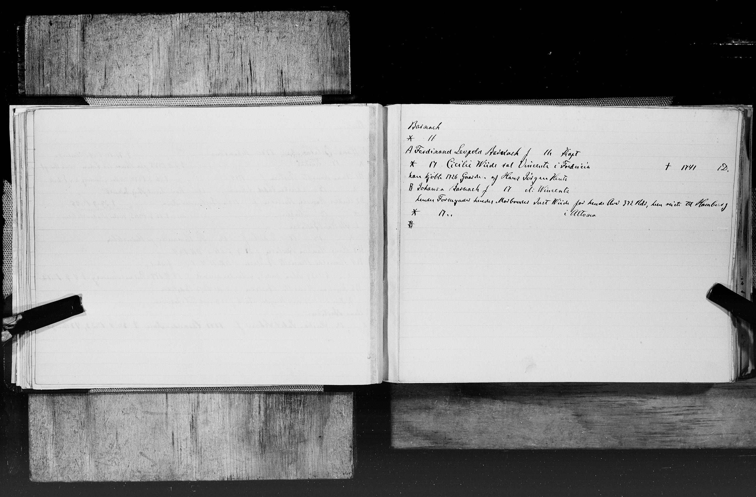 Hornemans samlinger, SAT/PA-X/A/L0017a: A - K, 1600-1886