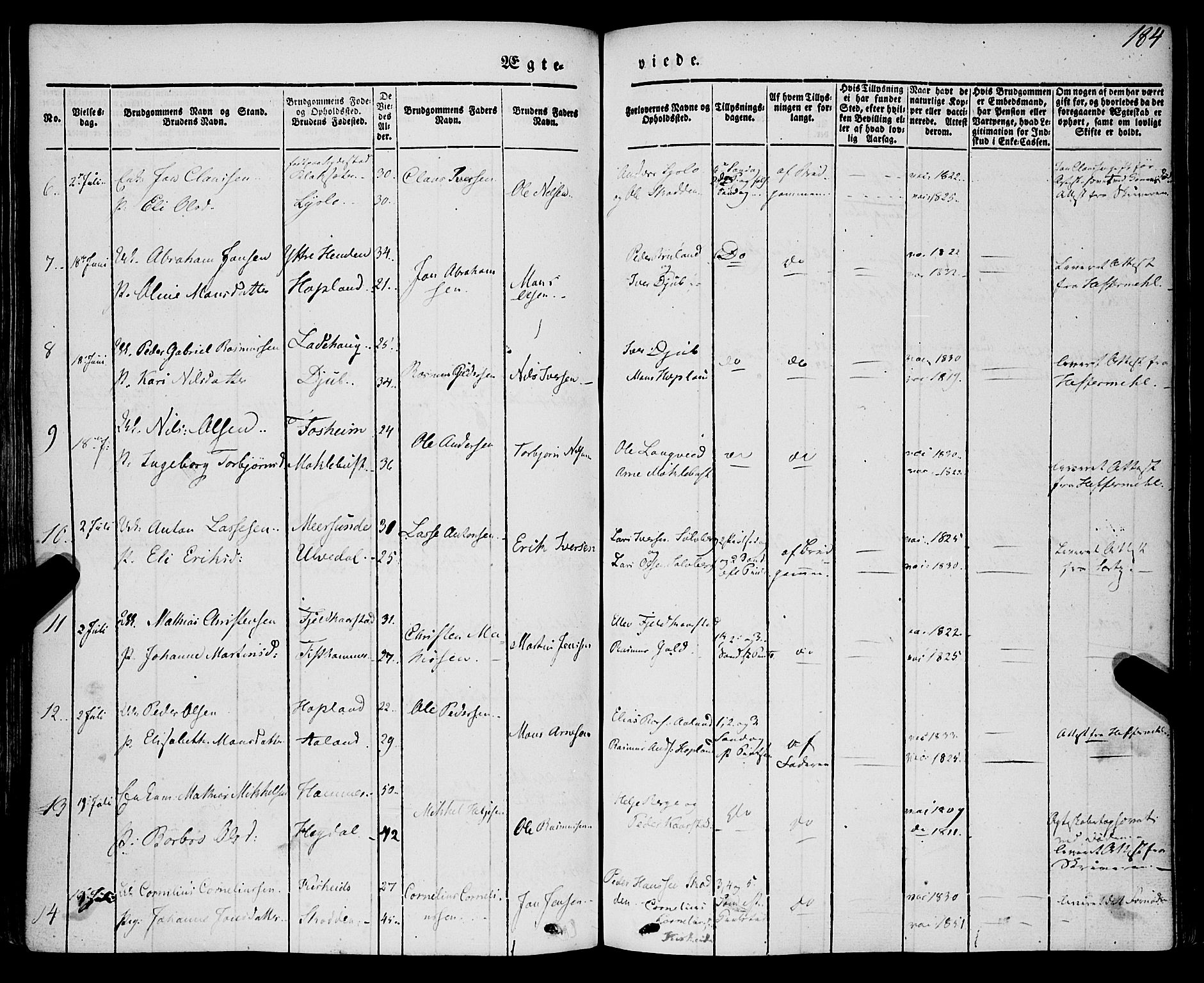 Innvik sokneprestembete, AV/SAB-A-80501: Parish register (official) no. A 5, 1847-1865, p. 184