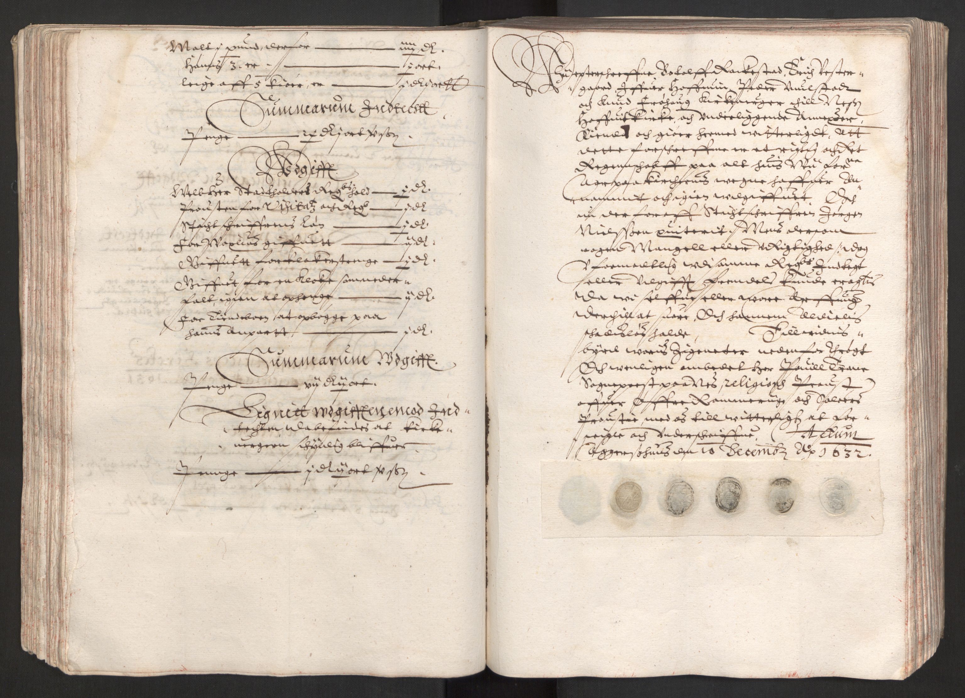 Rentekammeret inntil 1814, Reviderte regnskaper, Kirkeregnskap, RA/EA-4067/Ra/L0009/0001: Kirkeregnskap / Akershus len. Numedal også for 1632., 1631-1632