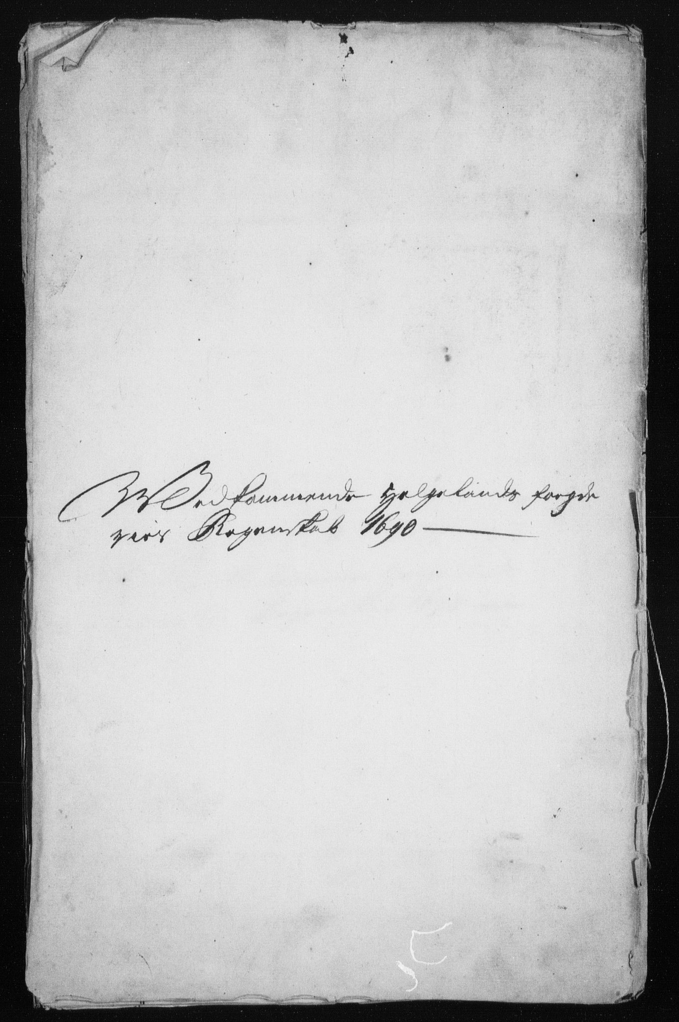 Rentekammeret inntil 1814, Reviderte regnskaper, Stiftamtstueregnskaper, Trondheim stiftamt og Nordland amt, AV/RA-EA-6044/R/Rh/L0015: Nordland amt, 1690