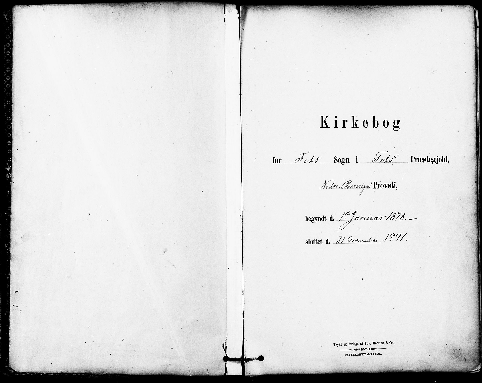 Fet prestekontor Kirkebøker, SAO/A-10370a/F/Fa/L0014: Parish register (official) no. I 14, 1878-1891