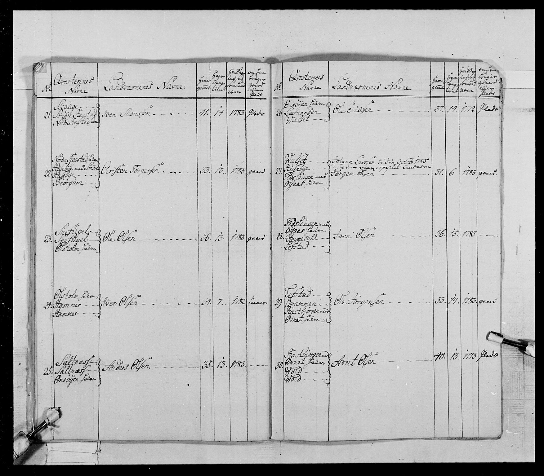 Generalitets- og kommissariatskollegiet, Det kongelige norske kommissariatskollegium, AV/RA-EA-5420/E/Eh/L0021: Trondheimske dragonregiment, 1784-1799, p. 346